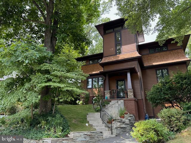 AMAZING VIEWS from every room!

A gem of a Craftsman in the highly sought-after Donaldson Run neighborhood.  Meticulously designed and constructed in 2011,  the beautiful architectural detail of the acclaimed firm, Greenwald, Cassell and Associates, is evident throughout.  Set on a generous 1/4 acre lot, the views from every part of the house are tranquil and serene.  Looking out onto the 8th fairway of Washington Golf & Country Club, the yard boasts mature trees and landscaping, including cherry trees, magnolias, dogwoods, and two fountains.  A well-tended herb garden in the  back yard will provide you basil, oregano, thyme, nasturtiums, lavender, chilli peppers, and more.

This 5 BR / 5 bath home is designed for modern living, with a large chef’s kitchen and open floor plan on the main floor.  French doors open onto a beautiful patio where  )relaxation awaits in the private backyard.  A bedroom and bath are on the main floor, with an additional 4 bedrooms and 3 baths upstairs.  Have your morning coffee on the Juliet balcony of your primary bedroom suite, while overlooking the golf course.  The lower level provides an additional 1,525 sq. feet of space, with a big recreation room, a full bath, access to the garage, and ample storage.

Located on a quiet cul-de-sac, and near several parks, including Potomac Overlook,  Donaldson Run, and Glebe Road Parks, and all the shopping and amenities of Langston Boulevard.  And just a 9-minute drive into the city!