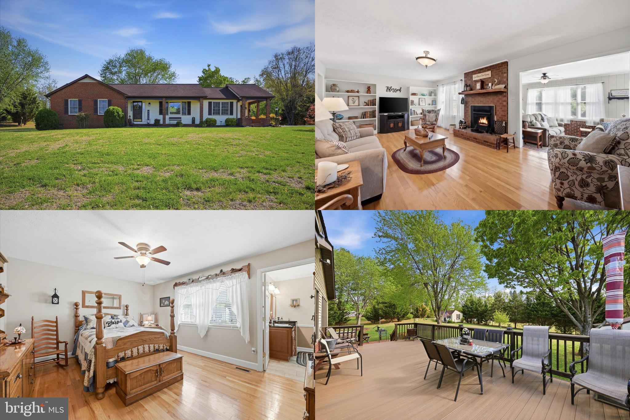 BACK ON THE MARKET no fault of the owners. Mountain Views and 10 minutes to downtown Culpeper sitting on 2 acres, this property offers a setting where mornings begin with fresh air and open scenery, and evenings wind down in a peaceful, scenic environment.
Located just minutes to the town of Culpeper, you have access to shopping, dining, and daily essentials while enjoying the space and privacy of a more rural setting. Nearby outdoor recreation, local wineries, and charming small-town destinations add to the lifestyle this location provides.
Inside, this sprawling ranch offers over 2300 sprawling square feet with hardwood flooring throughout, creating a warm and cohesive feel across the home. The layout provides flexibility for everyday living, working from home, or hosting gatherings, all while taking advantage of the surrounding views. The owners have updated everything, move in with peace of mind knowing all new plumbing, electrical, HVAC and the septic was recently inspected to make sure it's good for the new owners.  Photos may be virtually staged
