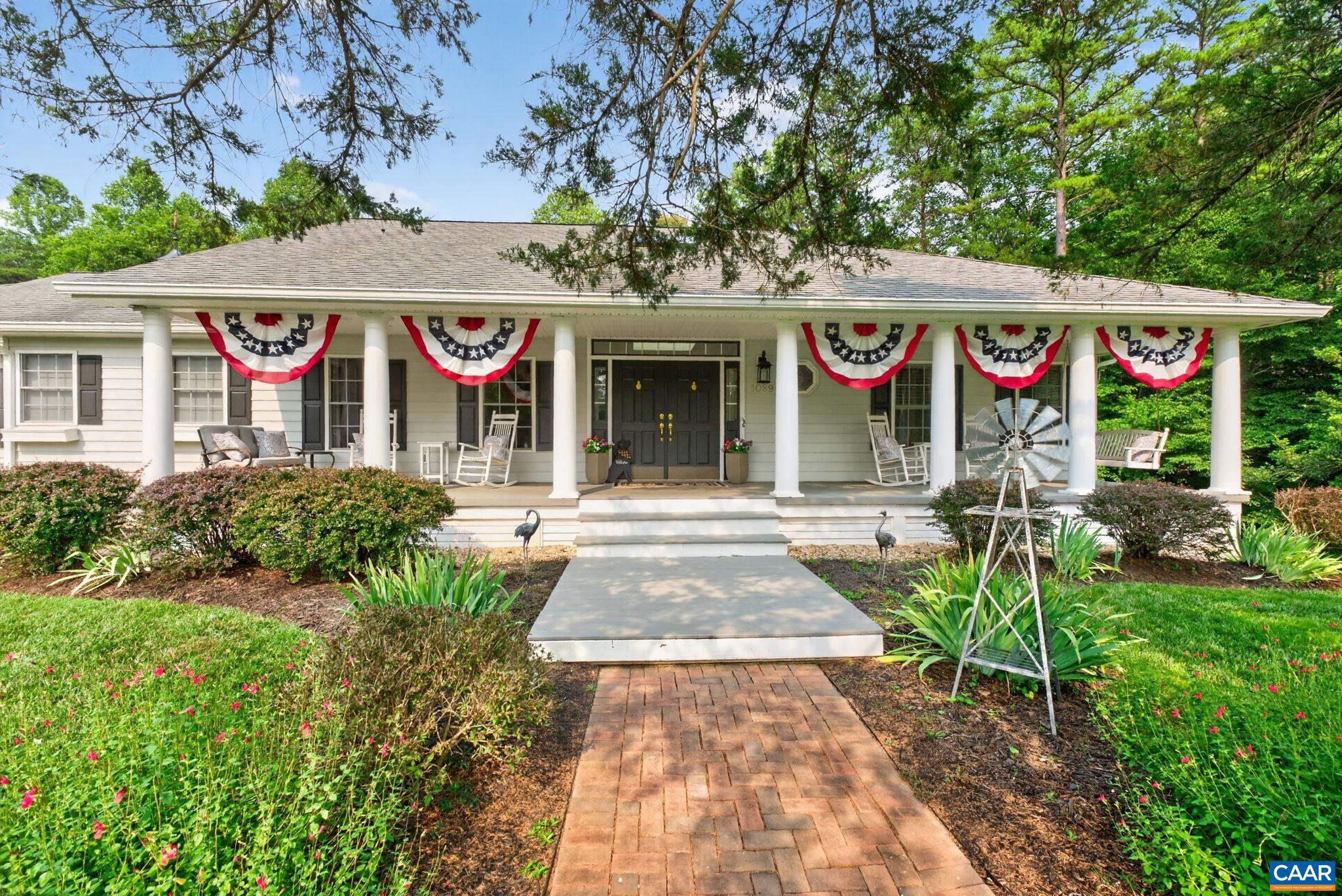 OPEN SATURDAY 12-2 PM.   SOME HOMES OFFER SPACE. OTHERS OFFER A WAY OF LIFE. Set on 9.75 beautiful acres in the distinctive Broken Island community, this CUSTOM-BUILT Virginia home offers privacy, character & room to enjoy life at a different pace that is increasingly difficult to find near Charlottesville.  The front porch opens to over 4,300 finished sq ft designed for comfortable everyday living & entertaining. Inside, soaring ceilings, hardwood floors & a dramatic stone fireplace anchor the light-filled living spaces, while the beautifully appointed kitchen features custom cabinetry, granite countertops, stainless appliances & generous gathering space.  The flexible floor plan offers 4 BR, 3 full & 2 half BA, extensively remodeled baths & significant updates throughout. Step outside to enjoy open lawn, mature woods, peaceful views & space for gardening, recreation or horses.  Beyond the property, Broken Island offers something truly special?residents share access to a 60-acre Common Area along the Rivanna River with walking & riding trails, river frontage & preserved historic canal locks.  Private yet convenient to Charlottesville, Keswick & the Monticello Wine Trail, this is a property to experience?not simply a house to see.,Granite Counter,Wood Cabinets,Fireplace in Den,Fireplace in Dining Room,Fireplace in Great Room