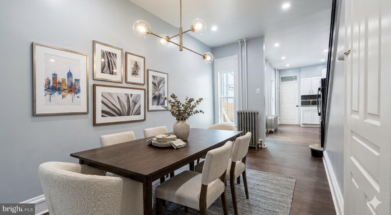 This charming and highly functional row home in the heart of Northeast Reading! This 942 sq ft property stands out from the rest by offering the ultimate peace of mind: a brand-new rubber roof installed in 2025 and TWO fully updated full bathrooms (one on the 1st floor, one on the 2nd)—a rare and highly coveted feature for homes in this area!
The main level boasts fresh flooring and features a dedicated bonus room, perfect for a private home office, den, or study. Upstairs, you’ll find 3 private, sunlit bedrooms plus a versatile 4th walkthrough room. The 3rd floor remains a clean, blank canvas, ready for your finishing touches to create a grand main suite or playroom.
With an unbeatable location, this home is a commuter's and walker's paradise, situated just steps away from local schools, shopping, dining, and public transit. Perfect for a first-time homebuyer looking for a worry-free start or an investor seeking a high-demand rental with excellent amenities. Schedule your private tour today!