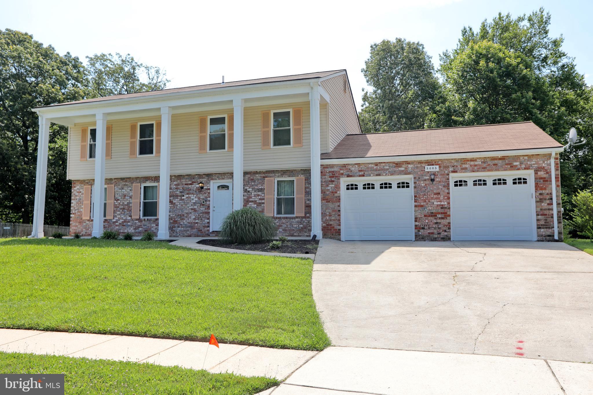 ***Active Under Contract Means the seller will still show the home and take backup offers***Home Starts Here at 5605 Gwynndale Place, located on a quiet Cul De Sac.  The home has been freshly painted; the new flooring consists of LVP and Carpet; the new sliding glass door leads to the recently installed deck. The Kitchen has New Stainless Steel Appliances, updated Cream Cabinets, and Quartz Countertops.  Move Your King Size Bedroom Set to your Master Suit; bring the additional furniture for your sitting room/office/exercise space.  You will not be disappointed in the size of Bedroom #2 and #3 and the Closets.   Enjoy your privacy on .48 ACRES! NOTE ***Newer Roof & Windows***  5605 Gwynndale Place is conveniently located to shopping and restaurants, easy access to Branch Avenue, Joint Base Andrews, Joint Base Anacostia, Washington DC, and Northern VA.