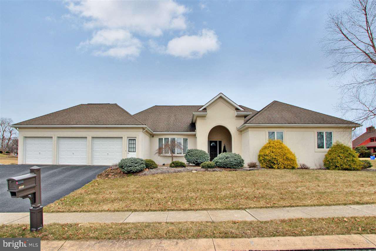 Fantastic Rancher on a .56 acre lot. Great for Entertaining!!! Features: Paver Patio, Hot Tub, Covered Front Porch, 3 Car Garage. Large Eat-in Kit w/Corian Counters,  Breakfast Bar, & New SS Appliances. Fam Rm w/Gas Fireplace & Cathedral Ceiling.  LR w/Gas Fireplace. Formal DR. 4 Spacious Bd Rm, Mstr Bath w/Jacuzzi Tub & Tile Shower, Rec Rm & Half Bath in Bsmt.