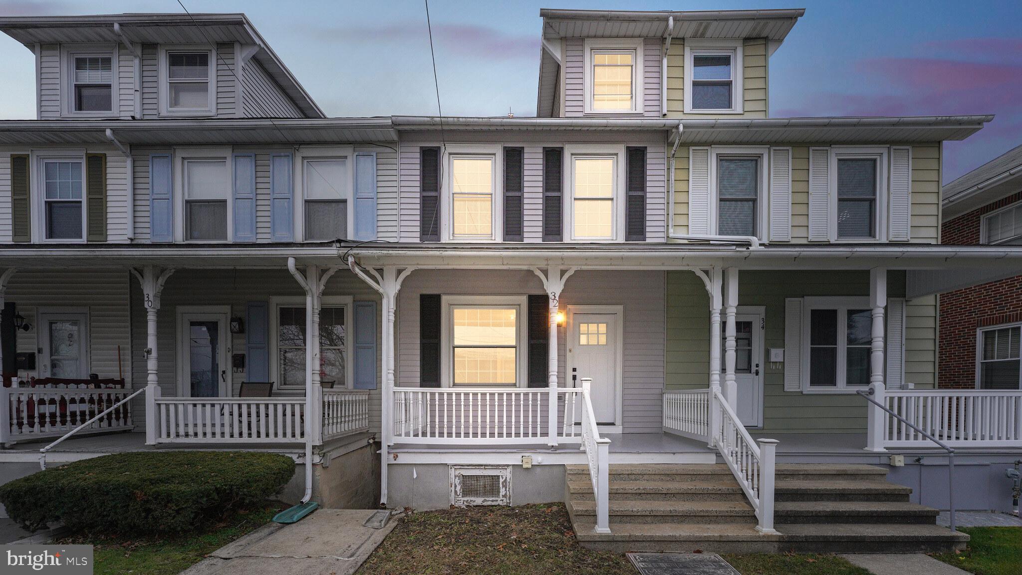 Welcome to the charming town of Robesonia, where history meets modern living in this meticulously renovated 3-bedroom, 1.5-bath, 2-story home that's ready to become yours. Step inside and discover the perfect blend of classic charm and contemporary convenience. The main level welcomes you with a cozy living room, a formal dining room, and a stylish kitchen featuring stainless steel appliances. Imagine preparing meals in this modern space, equipped to meet all your culinary needs. Adjacent to the kitchen, a sunroom bathed in natural light and adorned with a ceiling fan creates an inviting space for relaxation or entertaining. Convenience meets functionality with a dedicated laundry room and a thoughtfully placed powder room on the main level. The upper level features three well-appointed bedrooms, providing comfortable and private sleeping quarters. Stylish and functional, a full bath completes the upper level. Step outside to your long, level rear yard, a peaceful retreat featuring a charming paver patio – the perfect spot for enjoying your morning coffee or hosting gatherings with friends and family. A storage shed adds practicality, ensuring you have ample space for your belongings without sacrificing the beauty of your oudoor area.  In addition to the main living spaces, this residence boasts a full unfinished basement, offering potential for customization to suit your lifestyle and needs. With its convenient location, this home allows you to enjoy the best of both worlds – the tranquility of a historic town and the comfort of a fully renovated home. Don't miss the opportunity to make this residence your own. Schedule your showing today!