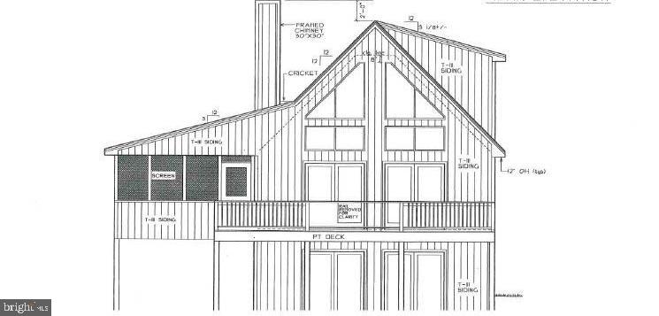 New Construction Chalet – Will start with contract-build time 5 months!
Hurry—still time to choose your colors! This open floor plan chalet offers 1,360 finished sq. ft. with vinyl plank flooring throughout, granite countertops, and stainless-steel appliances. The great room features soaring ceilings, abundant natural light, and an overlook from the second level. Main level includes 2 bedrooms and a full bath. Upper-level private primary suite with tiled 4x4 luxury shower. Full unfinished basement with rough-in for future bath provides potential for additional living space or in-law suite. Enjoy outdoor living with a wraparound deck. Community amenities include Deer Lake and Blue Mountain Lodge. High-speed internet available. Convenient commuter location just minutes to I-66, close to hiking, wineries, golf, restaurants, and the Town of Front Royal. Situated on a 0.5-acre lot with ample off-street parking.  Property is in a Sanitary District and fees are paid with real estate taxes.