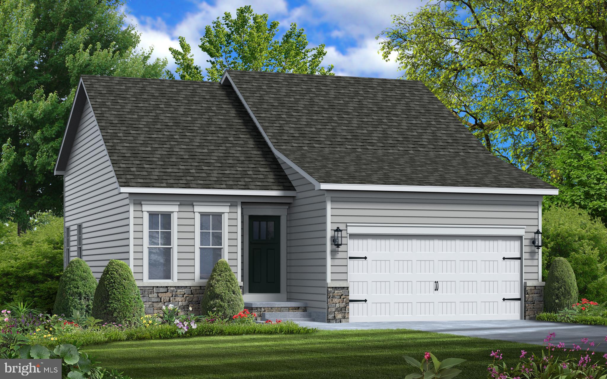 Welcome to the Wilmington, a beautifully designed to-be-built ranch home by Gemcraft Homes located in Pittsville, MD. Offering 3 bedrooms, 2 bathrooms, and a 2-car attached garage, this thoughtfully crafted floor plan combines modern design with the convenience of one-level living. As you enter through the foyer, you are greeted by a formal dining room, perfect for hosting family dinners and special occasions. The home then opens into a spacious open-concept layout featuring a well-appointed kitchen and expansive great room. Designed with both functionality and entertaining in mind, the kitchen offers ample cabinetry, generous counter space, and room for casual dining, while the great room provides a comfortable gathering space for everyday living. Privately situated at the rear of the home, the owner's suite serves as a relaxing retreat with a spacious bedroom, two closets, and a private en-suite bath. Two additional bedrooms are located on the opposite side of the home and share a full hall bathroom. A conveniently located laundry room adds to the home's practical design. Personalize your Wilmington with a variety of available options, including a cozy gas fireplace in the great room,  or a second-floor loft featuring a fourth bedroom and full bathroom for additional living space. With its open layout, flexible design options, and quality craftsmanship, the Wilmington offers the perfect opportunity to build your dream home in Pittsville, conveniently located near shopping, dining, recreation, and nearby beaches.