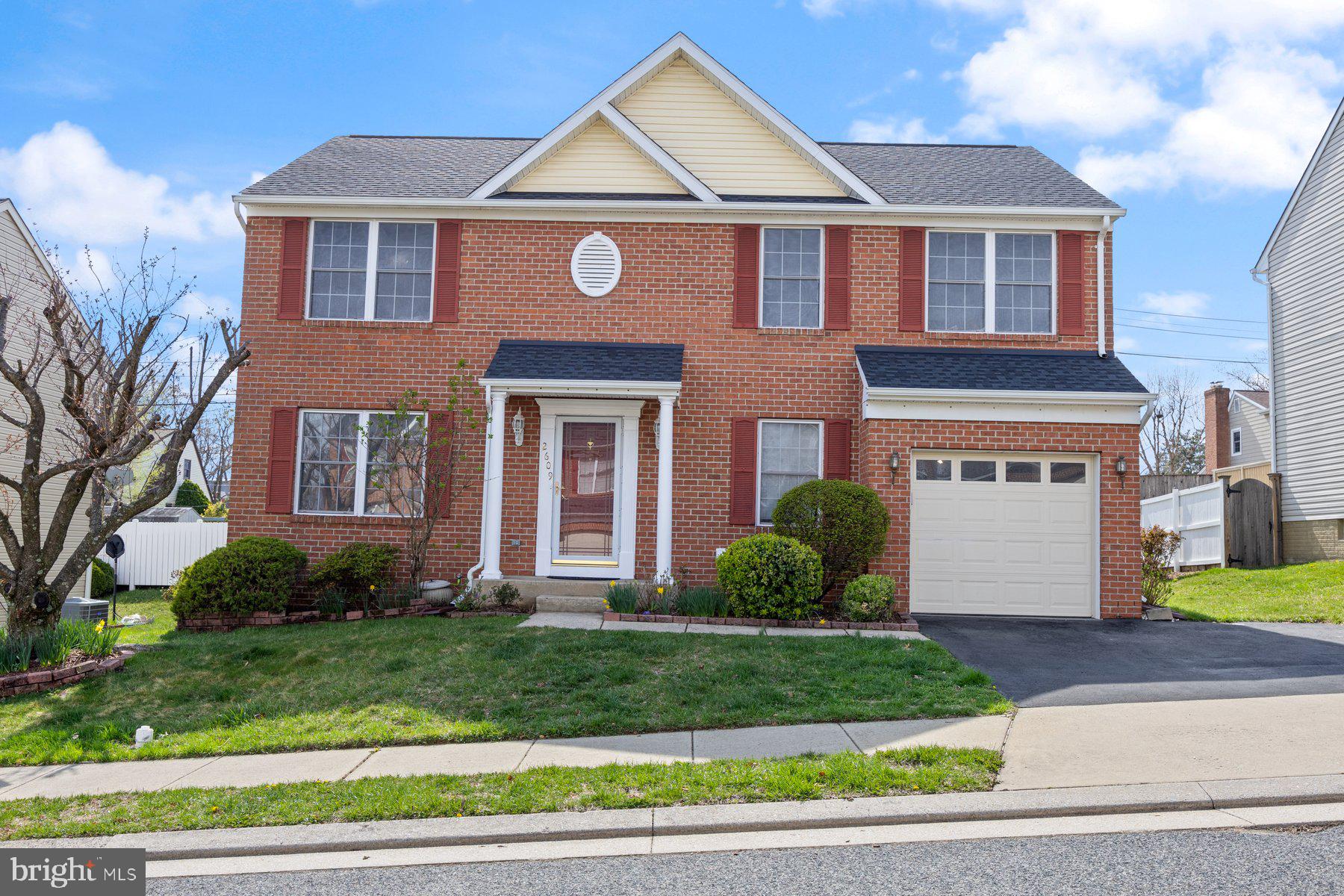 Welcome to this impeccably maintained single-family home in the desirable Parkville community. The charming exterior boasts beautiful brickwork, exuding a timeless appeal, and is complemented by a brand-new roof (2022). The one-car garage features newly installed cabinetry (2024) for added storage and a freshly painted floor (2024). Conveniently access the home through the garage, where you’ll find the main-level laundry room and a well-appointed powder room.

Upon entering through the front door, you’ll be greeted by soaring foyer ceilings, a grand staircase, and a spacious formal living room with gleaming hardwood floors. The open-concept design allows for effortless flow throughout the main level. The dining room, adorned with a stunning chandelier, is bathed in natural light, creating the perfect setting for gatherings.

The chef’s kitchen is a true standout, featuring expansive new quartz countertops (2025) and a modern backsplash (2025). Abundant cabinetry offers plenty of storage, and the oversized stainless-steel refrigerator adds a touch of luxury. Adjacent to the kitchen, the family room boasts new carpeting (2025), elegant lighting, and bay windows that fill the space with warmth and natural light. Access the backyard through the kitchen, where you'll find a beautifully landscaped oasis. The large gazebo (2024), smooth patio, and lush greenery provide an ideal setting for outdoor entertaining.

Upstairs, you'll discover three generously sized bedrooms, a full bathroom, and the serene primary bedroom suite. The entire upper level features brand-new carpeting (2025). The primary suite is flooded with natural light and features a remote-controlled ceiling fan, ample closet space, and an en-suite bathroom (2021) designed for relaxation. The bathroom showcases luxurious quartz countertops, a walk-in shower with dual shower heads and a bench, and additional storage for convenience.

The fully finished basement boasts new flooring and fresh paint (2024) and includes a full bathroom, making it an ideal space for guests, a playroom, fitness area, or entertainment room—the possibilities are endless.

Additional upgrades include a new HVAC system (2022), water heater (2021), and new stairwell drain, pipes, and sump pump (2024). The entire home has been freshly painted (2025).

This home truly has it all—schedule your showing today and make it yours!