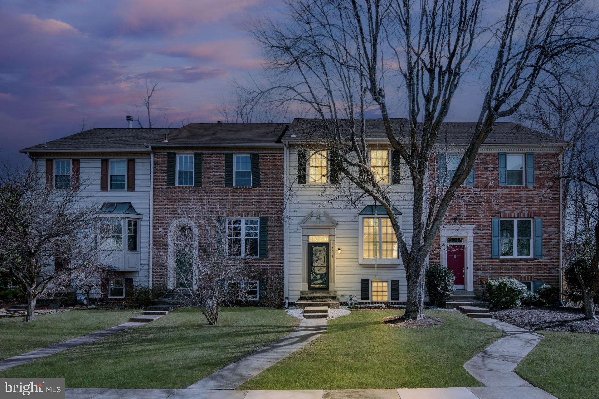 Stunning 3 BR & 2.5 BA townhome featuring a versatile 4th
bedroom/office space spread across three elegantly finished levels. Nestled on a peaceful
cul-de-sac with a private wooded backdrop, this home showcases extensive 2021/2022
upgrades including new roof, siding, HVAC system and premium flooring. The entire home
is illuminated by recessed lighting across all three floors, while energy-efficient ceiling fans
help reduce utility costs. A pristine wood-burning fireplace adds warmth and ambiance to
the living space. The modern kitchen boasts upgraded appliances, sophisticated lighting,
and stylish under-cabinet illumination. All bathrooms have been meticulously updated with
new water efficient toilets, contemporary vanities and designer fixtures along with
waterproof floors. Enjoy serene wooded views from both the inviting back deck and lower
patio, offering the perfect retreat for outdoor relaxation and entertainment. The property
boasts excellent schools for growing household, a fully finished basement with a versatile
fourth bedroom/office space, and a securely fenced backyard for safety and recreation.
Enjoy the convenience of multiple commuting options just minutes away, complemented by
a warm, welcoming community of neighbors who make this more than just a house.
Welcome Home!