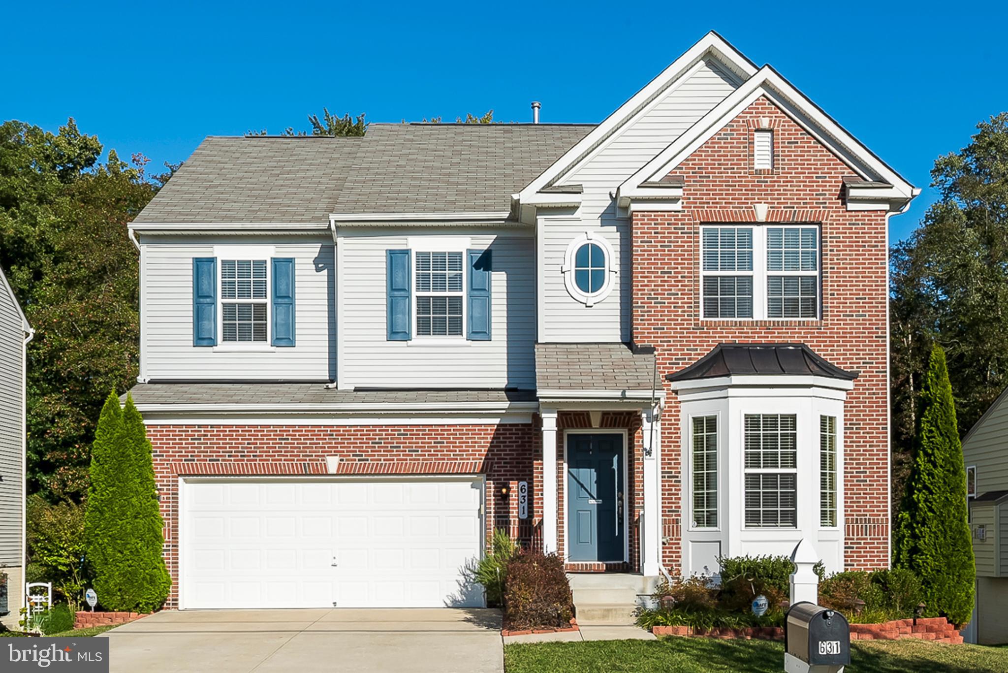 Welcome to 631 Old Waugh Chapel Road in Odenton.  This Alison model offers a spacious, relaxing environment in which to enjoy comfortable living.  This vinyl and brick home features 5 bdrms & 3.5 baths. You ll appreciate the following features: formal living room with hdwd floor and bay window; half bath with hdwd floor and pedestal sink; gourmet kitchen with stainless-steel appliances, GE smart refrigerator and double wall ovens, gas cooktop, built-in microwave, cherry cabinets, work island, granite countertops, 2 deep sinks with no-hands faucet, dishwasher & disposal, walk-in pantry, 18  ceramic tile floor and desk area; kitchen opens to the dining area and relaxing family room offering a propane gas fireplace with adjustable thermostat; the upper level beckons you to enjoy 4 generous bedrooms including the expansive master bedroom with shutters and loads of natural light plus walk-in closet; relax in the owner s bath soaking tub where you ll appreciate the double sinks with marble counter, separate shower and tile flooring; this level also has a wonderful hall bath with double sinks that will serve the family well; also on this level is a commodious, open loft with a large window and closet   super space for a TV area, office/den or extra space for overnight company; if you need more space, check out the fully-finished basement with a bedroom and full bathroom w/granite counter and tile flooring; plus you re sure to appreciate the rec room/media room there with surround sound speakers and bookcases; from here you can access the verdant backyard with its stone-paver patio and built-in stainless-steel gas outdoor grill; from the home s main level, walk  out onto your expansive, low-maintenance deck which is also great for entertaining or just having quiet time enjoying the wooded view; from the deck you ll love the access to the patio afforded by the low-maintenance stairway.  This home also has an attached, 2-car garage w/remotes, full hard-wired alarm system, CAT 5E network cabling and telephone hookups in all rooms, plus front-load computer-sync d steam washer & dryer and ceiling fans   what else could you ask for?  Welcome home!  See Agent Remarks for front-foot fee.