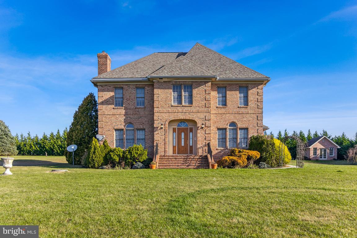 This amazing 5 bedroom Brick Colonial offers the country feel with the convenience of being minutes from I-83 and the MD line.  This spacious home offers beautiful views and the matching out building has many possibilities.  There are memories to be made in your private backyard paradise featuring a gorgeous inground pool and fireplace.  The lower level is ready for your finishing ideas.