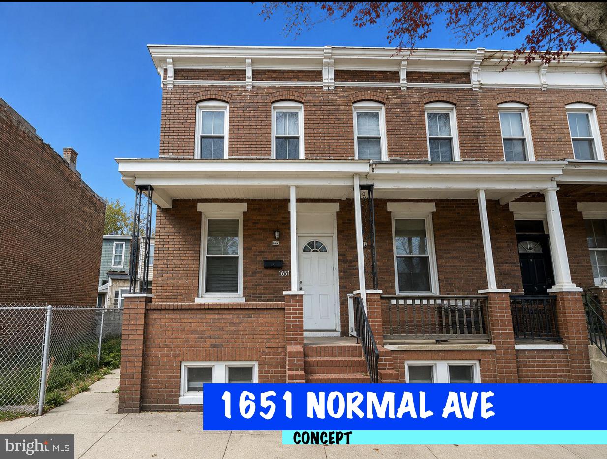 Welcome to 1651 Normal Ave! This property offers a great opportunity for homeowners and investors alike. Featuring spacious living areas, ample natural light, and a functional floor plan, this home is ready for your personal touches. Conveniently located near schools, parks, shopping, dining, and major commuter routes. Enjoy easy access to downtown Baltimore and surrounding amenities. Whether you're looking for your next residence or an investment property, this home offers excellent potential. Schedule your showing today and explore the possibilities this property has to offer!