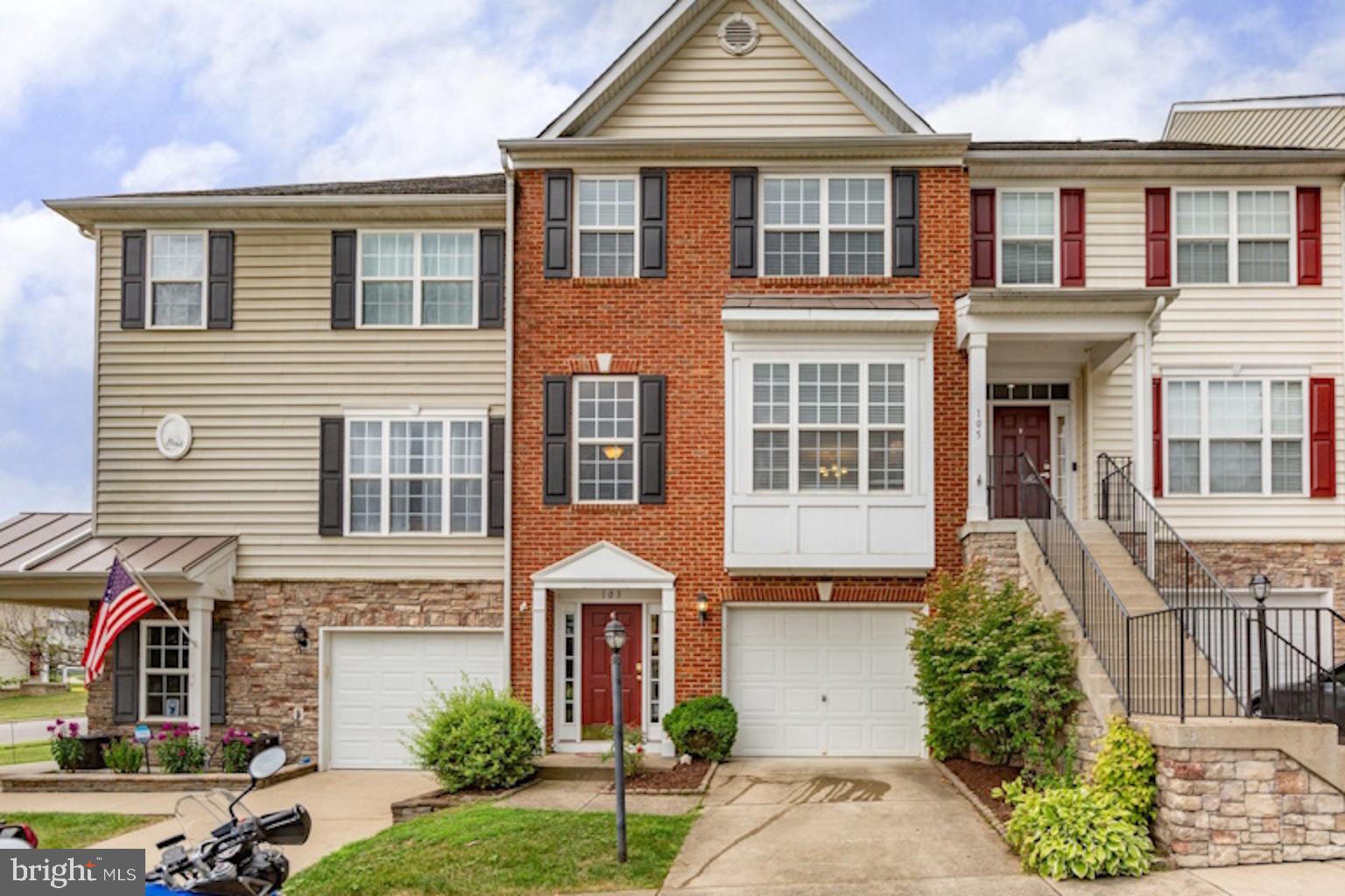 Welcome to your dream home! This beautiful townhome offers three fully finished levels, providing a perfect blend of style, comfort, and functionality. The brick exterior adds a classic charm and impressive curb appeal.  As you walk in the main level, you will find a one car garage, laundry area, and a separate area with a full bath that could be used as a bedroom, recreation room, office or gym. with access to the fenced back yard.  The middle level offers a kitchen which flows seamlessly to the dining space and extends out to a private deck—perfect for morning coffee or evening gatherings.  Just down from the kitchen is the large family room. The upper level boasts a luxurious primary suite with a private bath and ample closet space, along with two additional bedrooms and another full bathroom.  Additional highlights include a 1-car garage, driveway parking, 2 assigned parking spots, and solar panels.  Conveniently located near shopping, dining, and major commuter routes, this home truly has it all!  Don't miss out—schedule your tour today!