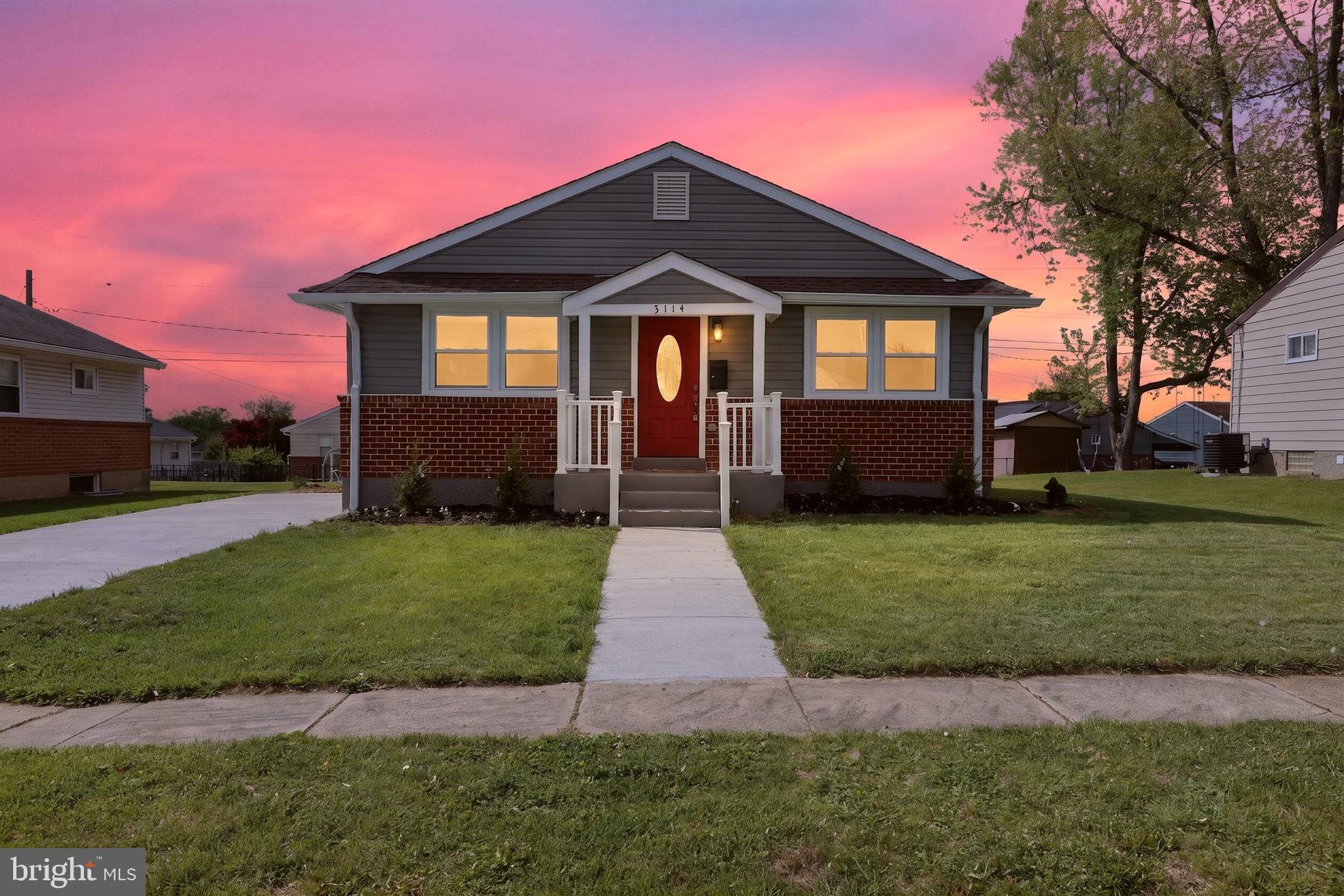 Think New-Build!

Rebuilt from the studs up. This is essentially a brand-new home! Every major system has been completely redone with permits, including all-new electrical wiring, plumbing, framing, insulation, HVAC, and more. No detail was overlooked in this full gut renovation, delivering the look, feel, and peace of mind of new construction with the charm of an established neighborhood.

Welcome to this beautifully renovated home offering 4 bedrooms and 3 full bathrooms, designed with modern living in mind. Step inside to stunning engineered wood flooring and a bright, open layout filled with natural light from brand-new windows.
The kitchen is a true showstopper, featuring elegant marble countertops, sleek finishes, and ample space for cooking and gathering.
The fully finished basement expands your living space and includes a wet bar ideal for entertaining, a recreation area, or a private retreat.

Enjoy added peace of mind with a new roof, siding, gutters, HVAC, and water heater all completed for you. Outside, a newly built deck is perfect for relaxing or entertaining, while the new driveway enhances both convenience and curb appeal.

Conveniently located near Downtown Baltimore, the Inner Harbor, and major commuter routes including I-695 and I-70. Enjoy close proximity to Patapsco Valley State Park, Leakin Park, and Druid Hill Park, plus shopping at Security Square Mall and easy access to UMBC and Coppin State University.

Don’t miss your opportunity to own this move-in-ready, like-new home!