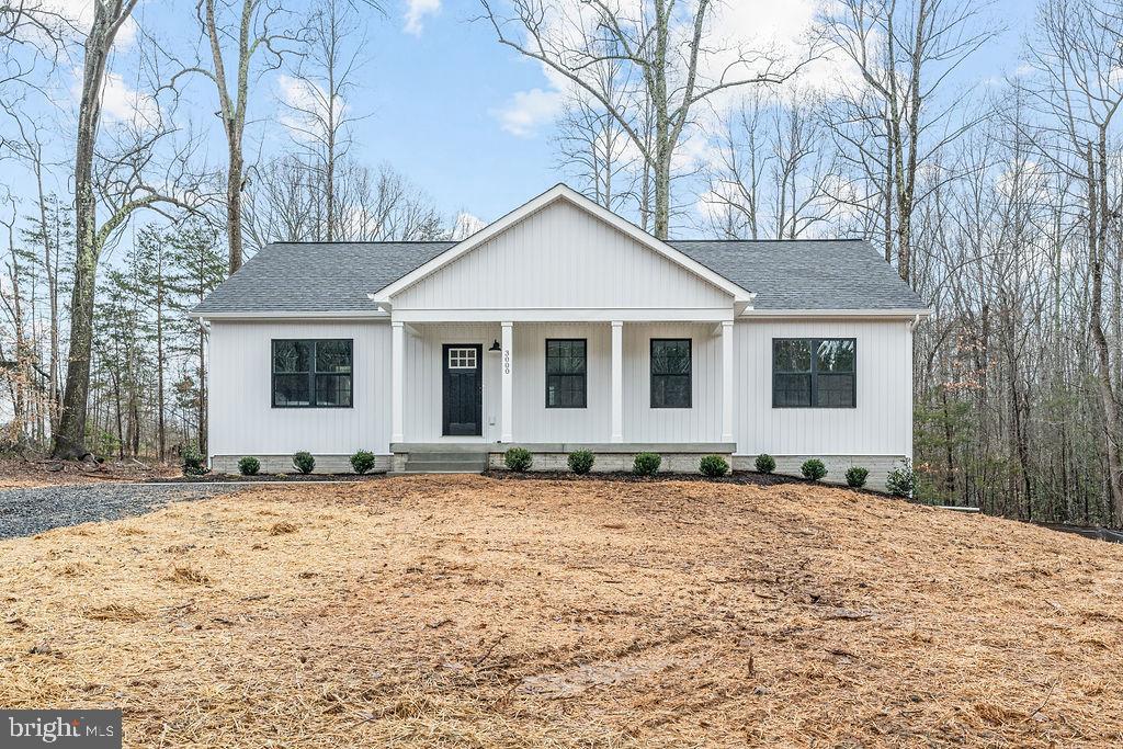 Completed New construction - The Boxwood from Ironwood Homes on 0.95 acres. Simple, yet elegant, this modern reinterpretation of country chic is the perfect home in which a young family can grow. The Boxwood’s open floor plan creates a bright and airy atmosphere. Each home is expertly fashioned with a luxury primary bathroom, farmhouse sink, exposed natural beams, and much more to give it a uniquely custom feel. Gorgeous 5 bedroom 3 full bath ranch home! Granite countertops and stainless steel appliances in the kitchen. There are tons of upgrades throughout the home- free-standing tub, hardwood floors, custom-look light fixtures, and gorgeous tiles! A completely finished basement provides another bedroom, a full bath, and a large recreation area! You don't want to miss this opportunity!
