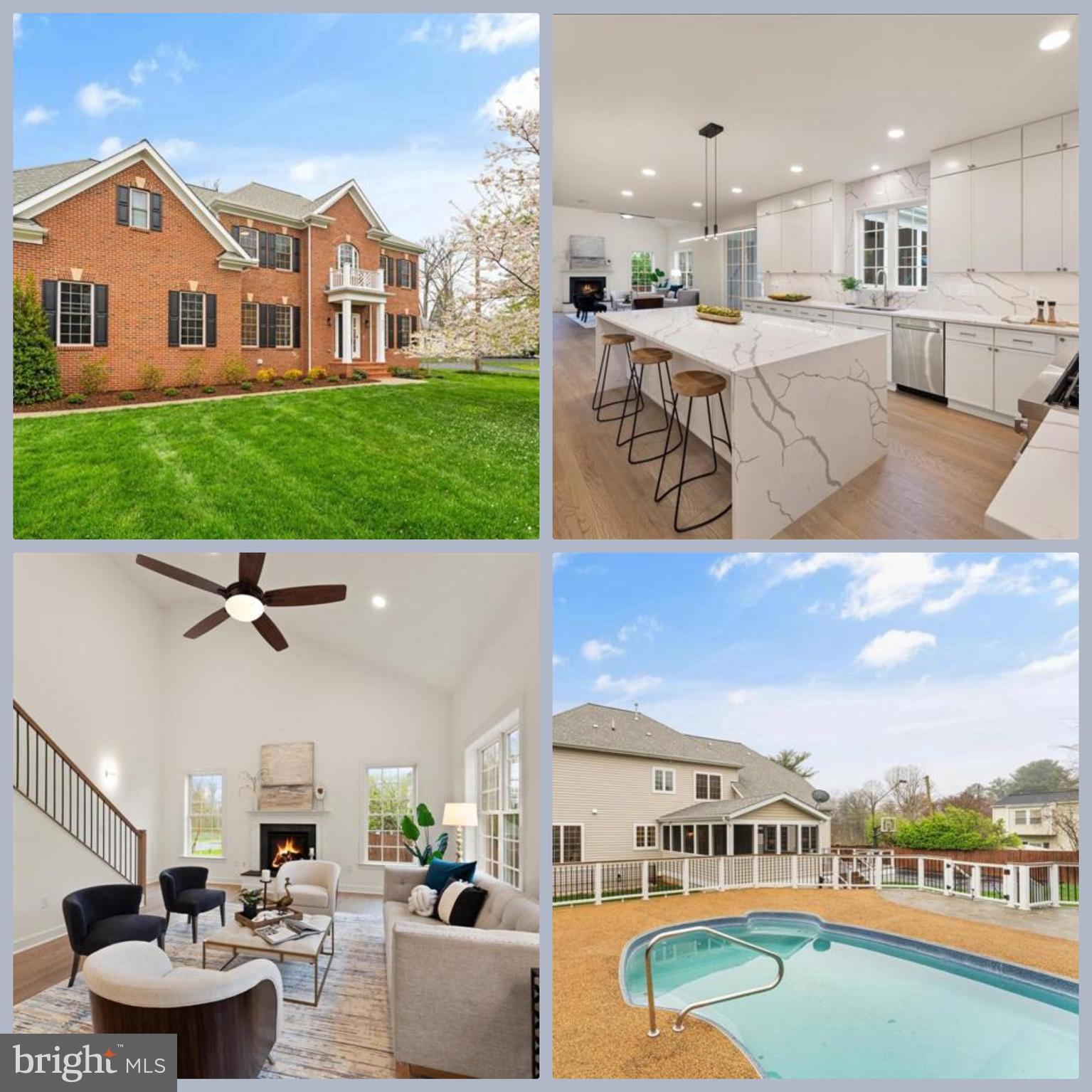 This remarkable 5 bedroom, 4.5 bathroom home in Falls Church is every entertainer's fantasy. The entire house has been meticulously designed to suit the needs of a host. The main level features a fully renovated gourmet kitchen, perfect for whipping up elaborate meals. The butler's pantry, office/study, dining room, family room, and an additional bonus room enhance the functionality of the space. The backyard is a haven for outdoor enthusiasts. It has a basketball court for sports lovers, a pool for those who enjoy a refreshing dip, an outdoor kitchen for grilling enthusiasts, and a pizza oven for the culinary adventurers. The screened-in porch allows for comfortable lounging, and the designated kids play area ensures fun for the little ones. The upper level houses a grand primary bedroom suite. This includes a renovated bathroom and a generously sized walk-in closet. In addition, there are three more bedrooms with plenty of room to accommodate family and guests. The basement further extends the entertainment potential of the house with a large recreation room and a dedicated movie theater room. This home is sure to make any owner the talk of the neighborhood!