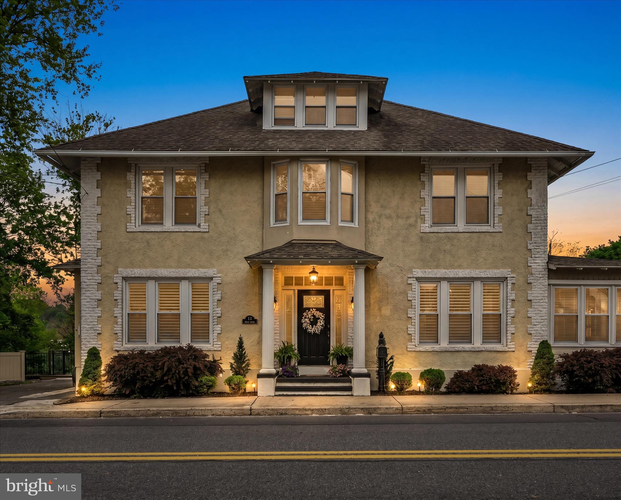 FRESHLY RENNOVATED and MOVE-IN READY! This absolutely stunning 4BR/2.5BA historic Colonial boasts a generous offering of recent updates and upgrades as well as direct and private river access and unbelievable scenic views.  Offering additional off-road parking, .09 acre 63-03-0259.000 parcel included in sale for a total of 0.29 acre. Welcome to a beautifully reimagined 1920s home, where timeless character meets modern sophistication — all perched above the Schuylkill River.  This completely updated gem features an inviting main floor with a spacious living room, dining area, and a stunning kitchen boasting dual farm sinks, bright cabinetry, and solid tile flooring. A flex room, office nook, and French doors opening to an endearing, semi-enclosed balcony overlooking the river complete this level. Thoughtful details like shiplap accents, open shelving, attractive paint colors a built-in window seat and a gorgeous authentic wood staircase add undeniable charm throughout. Upstairs, three spacious bedrooms showcase hardwood flooring, while the primary bedroom offers an en-suite bath and an extra-large walk-in closet with built-ins. A remodeled, full bathroom and a cozy office nook situated perfectly within the center of this level add additional appeal. The trendy attic serves as a fourth bedroom with a large amount of closet space. Step outside to enjoy a striking five-pillar balcony with recessed sensor lighting added in 2021, a lower-level river-view patio installed in 2023, and private river access via recently added stairs. The deck off the kitchen is perfect for grilling. A privacy screen adds serenity. Notable RECENT upgrades: steel strapping added in basement in 2026, professional overhaul on basement floor in 2026, significant concrete retaining wall repair in 2023, replacement windows, central air, heat pump, Lutron lighting system, plantation-style shutters, stainless steel appliances, and a 2024 Bradford White water heater, new electrical panel box 2026. Located steps from the Schuylkill River Trail Boat Launch, Island Park and river trail, Schuylkill Haven train station, local schools/sports fields/track,  grocery shopping, and restaurants — convenience is truly at your doorstep. A nearby newer hospital and major highways all add location highlights; enjoy the close proximity while retreating to your own private sanctuary. Schedule your private tour and enjoy - pride of ownership is remarkably evident and the homeowners have worked tirelessly to create a downtown masterpiece.