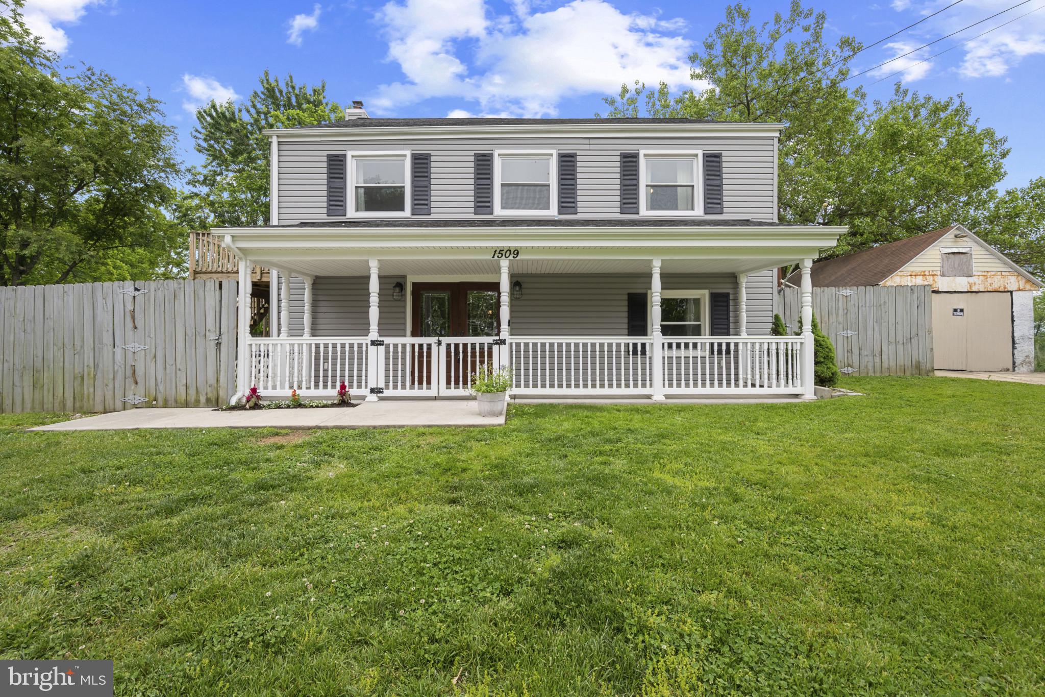 Tucked onto a quiet street that was once a farm, sits 1509 Foltz Avenue.. While it's close to all the surrounding amenities, it still feels worlds away at the end of a no oulet street.  With it's large grassy lot, full privacy fence, and mature trees, it easily feels like it's own little oasis.  The front sitting porch is a super cute touch and is great for a quiet morning or mild evening.  The double entry door leads to the main level that has a sitting area (could be a kitchenette) and two bedrooms and a renovated bathroom.  The rear door leads to the cutest 3 season room, with loads of windows and sunlight.  This area has been lovingly used as an art studio, and has loads of options!  The upstairs level has a wide open floor plan, with tons of light pouring in the windows throughout! The kitchen has been recently renovated, and the living room has excellent views of the large yard below.  There is a deck and stairs that lead to the yard from the kitchen area.  The bathroom is large, and bright, with some updates.  Both upstairs bedrooms are a good size and also get great sunlight through the windows.   This home has a neat history to it, and is ready to be loved by the next owner!  Also, no restrictions with the yard etc...work and utility truck/van friendly.