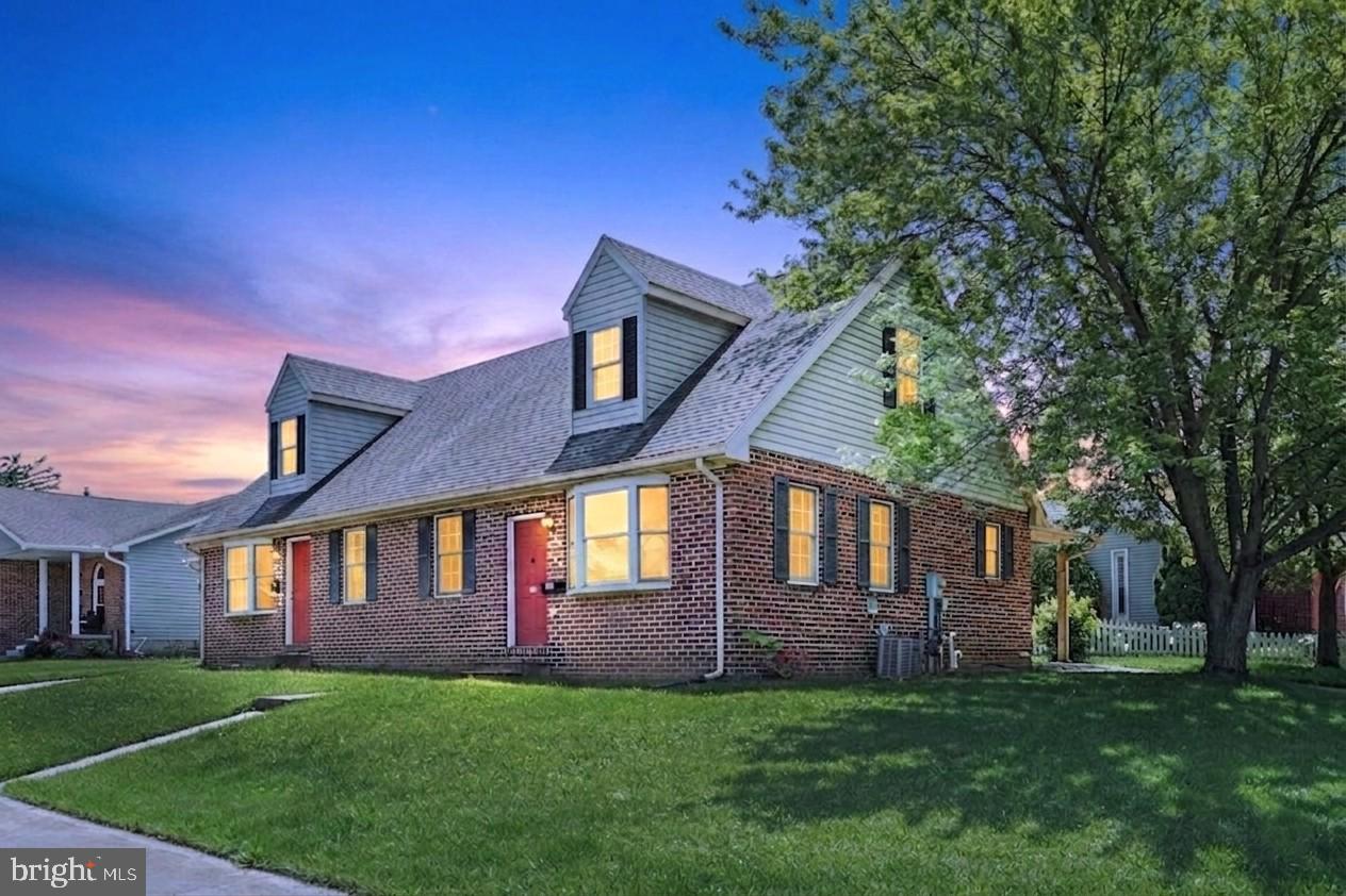 This charming and spacious semi-attached home is ready for it's new owners here in Hanover! The location is fantastic, and the home is full of thoughtful conveniences.   The entire main level features lovely LVP flooring. The spacious kitchen has lots of storage and a separate pantry,  there is a MAIN LEVEL Bedroom AND Full Bath with laundry, UPSTAIRS you will find the large 2nd bedroom plus a large FULL BATH and HUGE walk in closet, the basement has good ceiling heights, and could easily be finished for additional living area. Lots of parking with the covered carport, plus extended driveway and street parking.  Large storage closet under the carport, and plenty of storage in the basement. NO HOA. Book your showing today