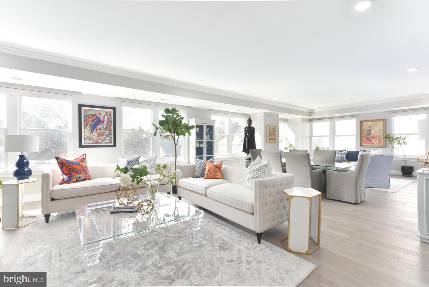 Corner Unit | 3 BR | 3 BA | 2 Garage | 2600SF | Balcony | Low Fees | Pet Friendly | Waterfront Building  Enjoy Potomac River views from the balcony of this newly constructed corner unit in Old Town's premiere boutique condominium. This 2600+sf apartment is one of just 18 units at Watermark. The property offers 3 Bedrooms, 3 Bathrooms, and 2 Garage Spaces. This residence is fresh and bright and has a wide open floor plan that is perfect for entertaining. Special features include top-tier Bosch appliances, Savant Smart Home Automation to control lighting, window shades, and A/V media throughout. Residents enjoy controlled access to the building's rooftop riverfront terrace and secure bike room plus an A+ location in Alexandria's coveted Southeast Quadrant. Low condo fee and pet friendly!