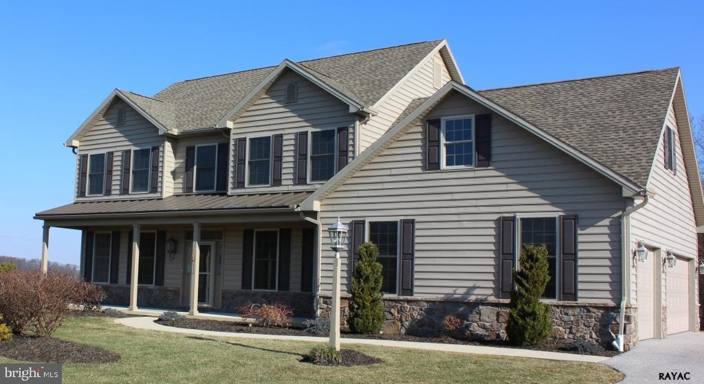Enjoy the views from this stunning Colonial home. Home boasts a 3 car garage, beautiful maintenance free deck & professional landscaping. Kitchen island, granite, stainless steel appliances & fireplace. Master bedroom has a dream closet & high end bath. Freshly painted, new carpeting & appliances are just some of the extras. Move in ready. MUST SEE!