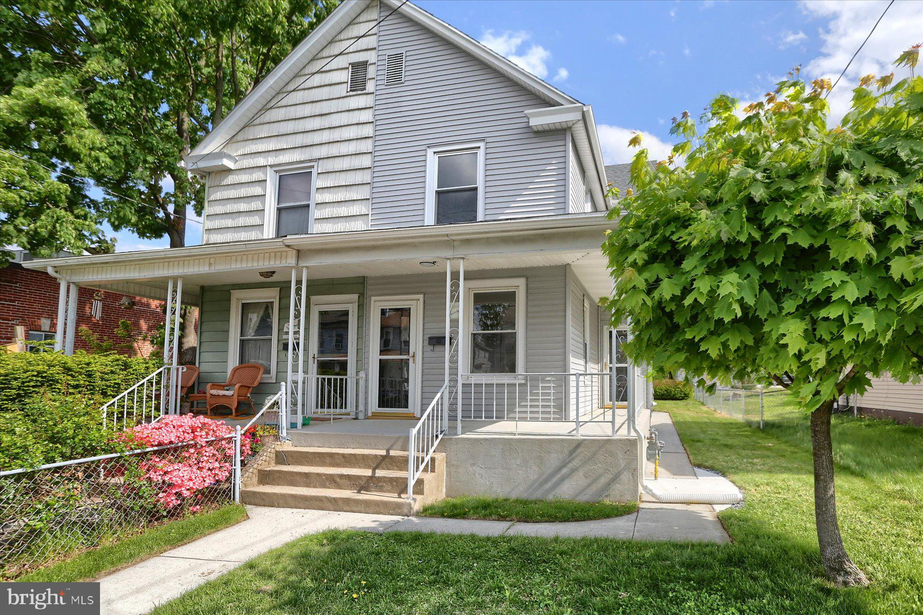This charming  twin home exudes warmth and character, perfect for those seeking a cozy retreat. With 1,232 square feet of thoughtfully designed space, this residence features three inviting bedrooms and a full bathroom equipped with a walk-in shower, ensuring comfort for all. Step inside to discover a traditional floor plan that seamlessly connects the formal dining room to the eat-in kitchen, ideal for gatherings and everyday meals. The kitchen boasts stainless steel appliances, including brand new refrigerator, built-in microwave, and gas range, making meal prep a delight. The main floor laundry adds convenience to your daily routine. The interior showcases beautiful built-ins and plush carpeting upstairs in all the bedrooms, creating a welcoming a cozy atmosphere to relax.  A walk up attic provides additional storage options, while the unfinished basement offers potential for customization to suit your needs. Outside, the property features well-maintained sidewalks and a manageable lot size of 0.07 acres, perfect for low-maintenance living. Parking is a breeze with space for two vehicles in the back with driveway, plus additional on-street options. This home is not just a place to live; it’s a canvas for your life’s memories. Experience the blend of classic charm and modern amenities that make this property a true gem. Don’t miss the opportunity to make it your own!