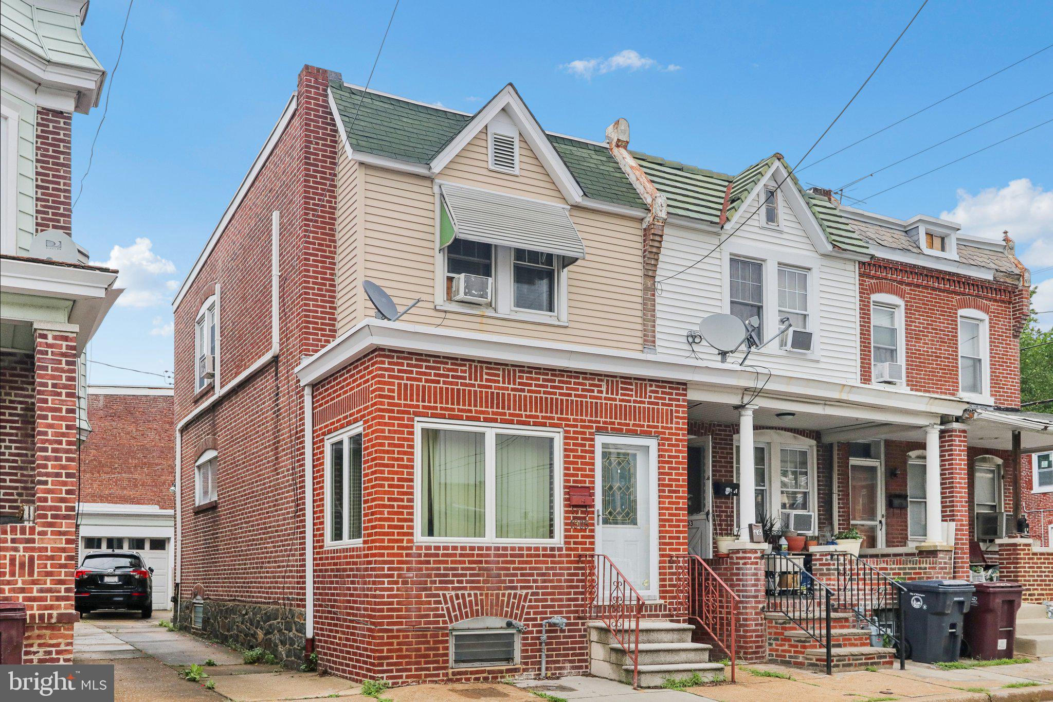 Welcome to this end-of-row rowhome located in the vibrant and historic Little Italy neighborhood. Enter through the enclosed front porch and into a bright and inviting main level featuring hardwood floors that flow seamlessly throughout the home. The spacious living room opens to a formal dining area, creating an ideal layout for entertaining or everyday living. The kitchen boasts gas cooking, a generous walk-in pantry, and convenient access to the rear patio—perfect for summer cookouts and outdoor dining. You'll also enjoy the added bonus of a detached 1-car garage with a shared driveway! Upstairs, you'll find three generously sized bedrooms and a full hall bath. Each room offers ample closet space and plenty of natural light. The full basement is dry and unfinished, offering endless potential—whether you choose to create additional living space, a home gym, or simply use it for abundant storage. Laundry is already in place. This home combines classic charm with functional features and unbeatable location. Just blocks from restaurants, cafes, parks, and everything Little Italy has to offer! Don’t miss your chance to own a piece of this beloved neighborhood—schedule your showing today!
