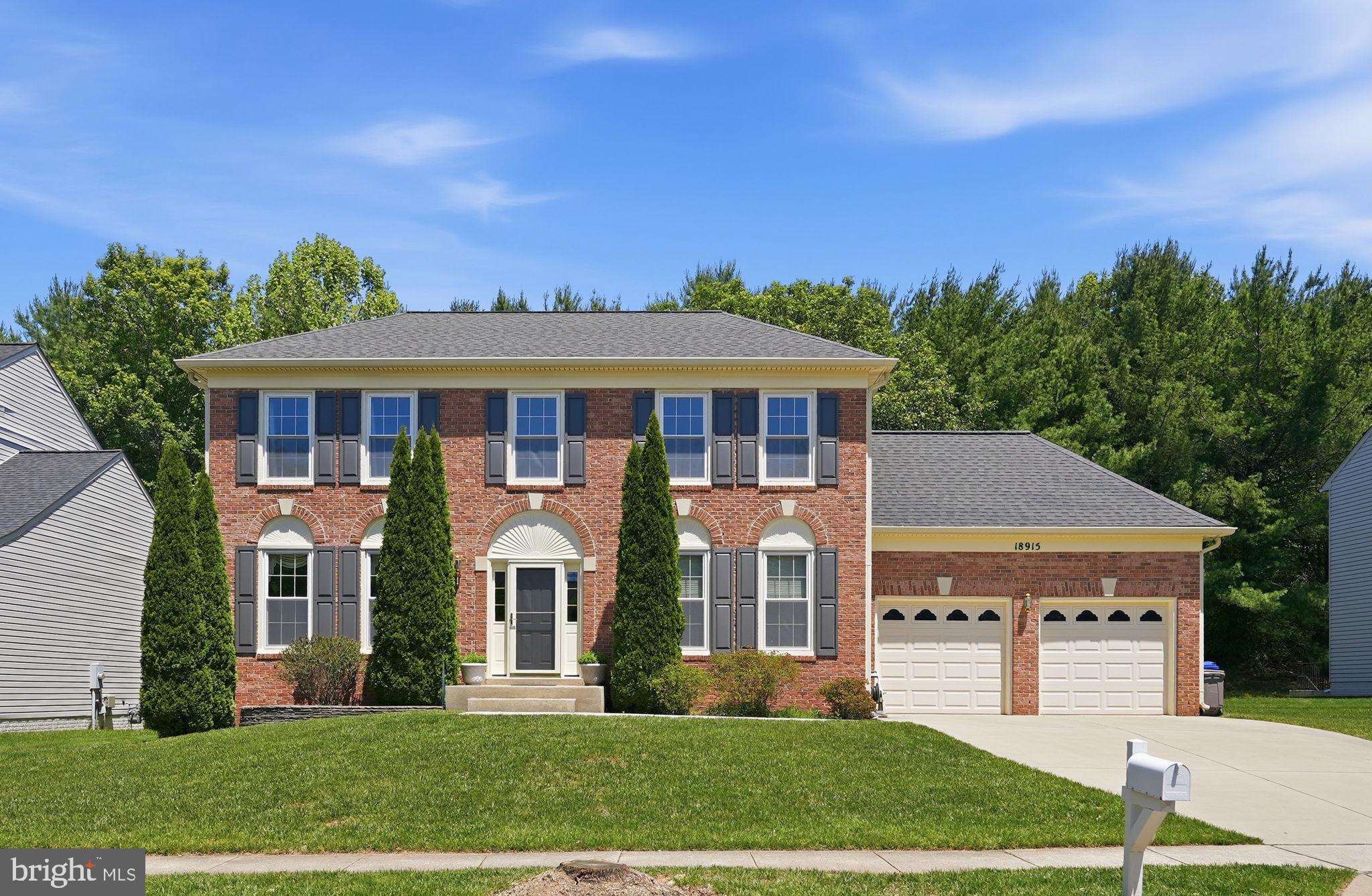Offers Due Monday, June 8th at 4PM 
Tucked away in the Seneca View Estates subdivision of Boyds, 18915 Festival Drive is a true gem. Lovingly cared for by its original owners, this four-bedroom, two-and-a-half-bath home is ready for its next chapter.
This brick-front Colonial features formal living and dining rooms perfect for entertaining and family gatherings, plus a sizable family room with a gas fireplace for cozy nights on cooler evenings. The spacious eat-in kitchen is truly the heart of the home, and a main-level laundry room rounds out this floor.
Upstairs, the primary suite is anchored by a spa-like bath, while three additional bedrooms share a full hall bath. Downstairs, the unfinished lower level — with a rough-in for a full bath and a walk-up to the backyard — is ready for your personal touch.
Recent updates include a new AC (2021), new doors (2016), new roof (2013), new windows with transferable warranty (2012), new garage door (2005), and new siding (2003).