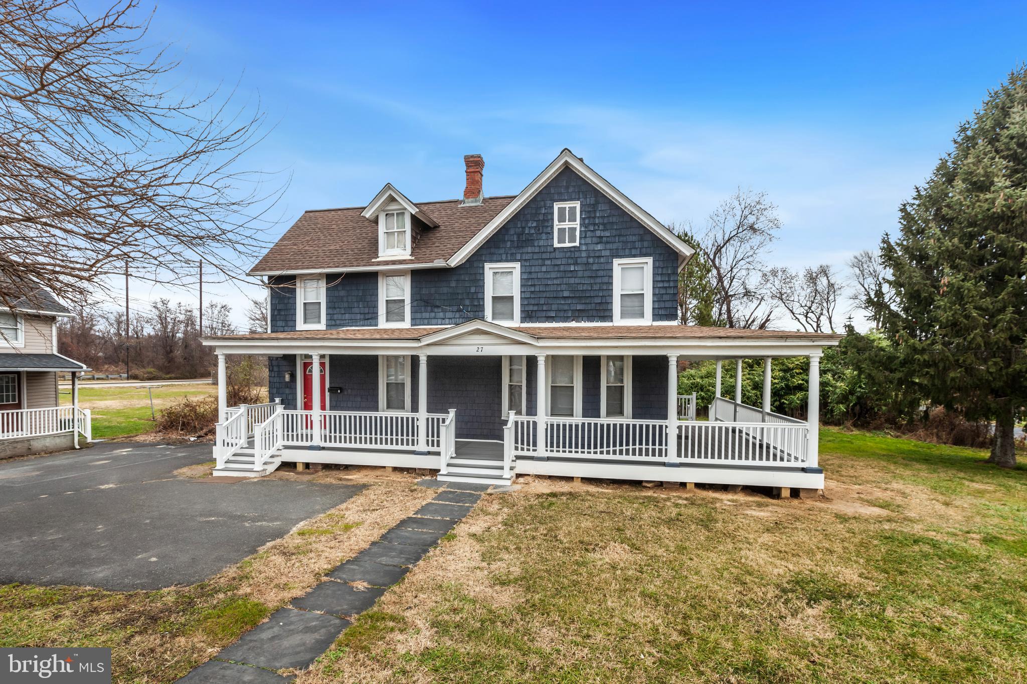 Let the brand new wraparound covered porch welcome you to your new residence! Built in 1850, this multi-family home boosts charm, character and convenience of being steps away from Amtrak station and proximity to Aberdeen Proving Ground, restaurants and all local businesses! Unit #1 has approximately 920+ sqft of finished living space. The unit offers 3 bedrooms, 1 full bath, living room with original hardwood floors, built-ins and non-functional brick fireplace, fresh paint throughout, window treatments, laundry room/mudroom with a private rear entrance. There are 4 parking spots shared between both units. All utilities are paid by tenants. Water bill is equally split between the 2 units. Landlord will maintain yard upkeeping and yard expenses will be split between units. Vouchers are accepted but tenants must have credit score of 650 or higher and 3x monthly rent in gross income. Pets are welcome on a case-by-case with non-refundable $300 pet deposit. Weight restriction - 25 Lbs. $100 repair deductible applies per occurrence. Renters insurance is required prior to move-in. Non-refundable $45 PAPER application fee or $39.99 RENTSPREE application fee. All tenants over age of 18 must complete an application. Landlord prefers monthly rent to be paid by direct deposit. ***NO SHORT TERM LEASES. MINIMUM OF 12 MONTHS***