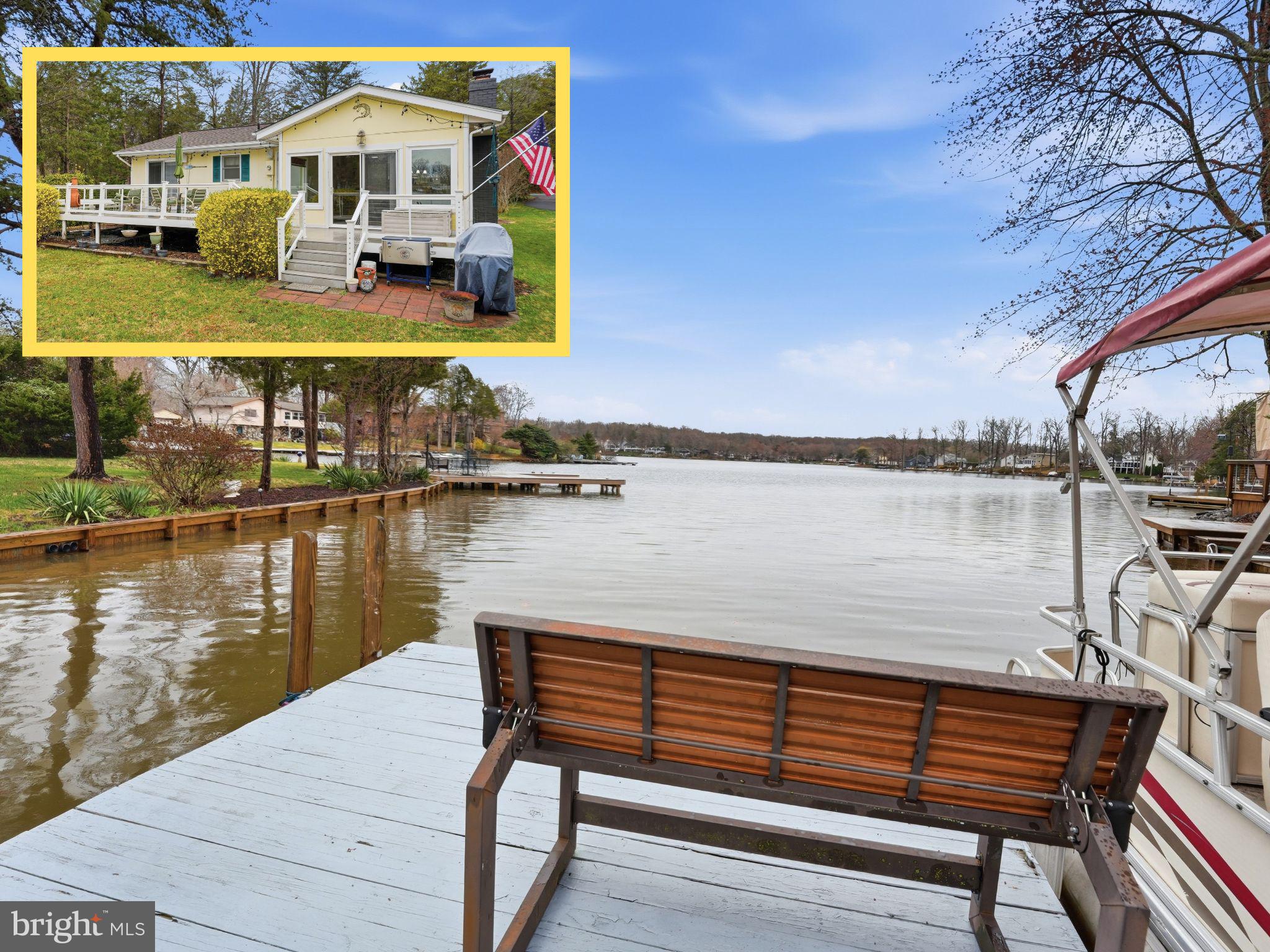 Welcome to 1353 Lakeview Parkway, where exceptional waterfront living awaits. Boasting 62 feet of shoreline, a private beach, and your own dock, this home offers the lake lifestyle you've been dreaming of. From the moment you step inside, you'll be captivated by the stunning lake views that serve as the backdrop for everyday living.

Featuring 3 bedrooms and 2 full bathrooms, the home is thoughtfully designed to showcase the water from the spaces you enjoy most. The living room, kitchen, and dining area all enjoy beautiful lake views, creating a bright and inviting atmosphere for gathering with family and friends. On cooler days, the wood-burning fireplace adds warmth and charm to the main living space.

The primary suite is a peaceful retreat with lake views of its own and direct access to the deck, making it easy to start your day with a cup of coffee and a front-row seat to the water. Two additional bedrooms provide comfortable accommodations for family and guests, while a full hall bathroom offers convenience for both.

Whether you're searching for a year-round residence or the perfect weekend escape, this property delivers an unbeatable waterfront lifestyle with the lake just steps from your door.

Located within the gated community of Lake of the Woods, residents enjoy access to an impressive array of amenities. The community features a 550-acre main lake, a 35-acre fishing lake, a golf course, an equestrian center, a fire and rescue department, and a church, all within the gates. From boating, water skiing, kayaking, and fishing to golfing, horseback riding, and relaxing at the clubhouse, there is something for everyone to enjoy.

Lake of the Woods is also home to more than 60 clubs and organizations, offering countless opportunities to meet neighbors, pursue hobbies, volunteer, and stay active. Located in Orange County, the community benefits from relatively low real estate taxes and offers a wide range of home styles and price points, making it an attractive choice for both full-time residents and those seeking a weekend retreat.

Come discover everything that makes Lake of the Woods such a special place to call home.