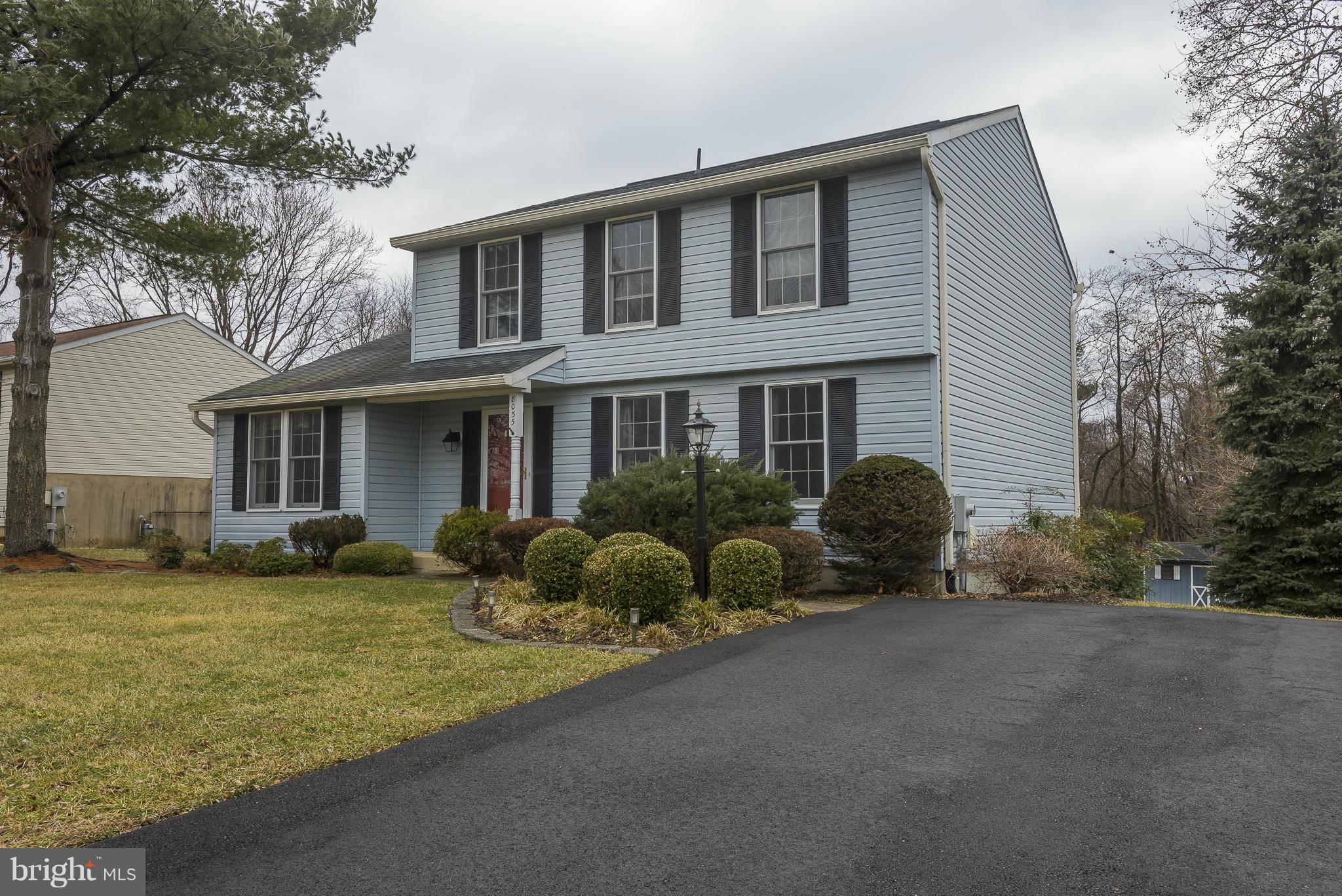 Move-In condition detached colonial in the Howard HS school district- rare find!  Huge private yard with deck overlooking great backyard.  Small street in NO HOA community, yet minutes to 100, 29, 70, 95-unbeatable commuter location!  Large bedrooms, 2 full baths upstairs.  HVAC system, hot water heater about 10 years old.  Unfinished basement with full bath rough-in, ready to be made your own!