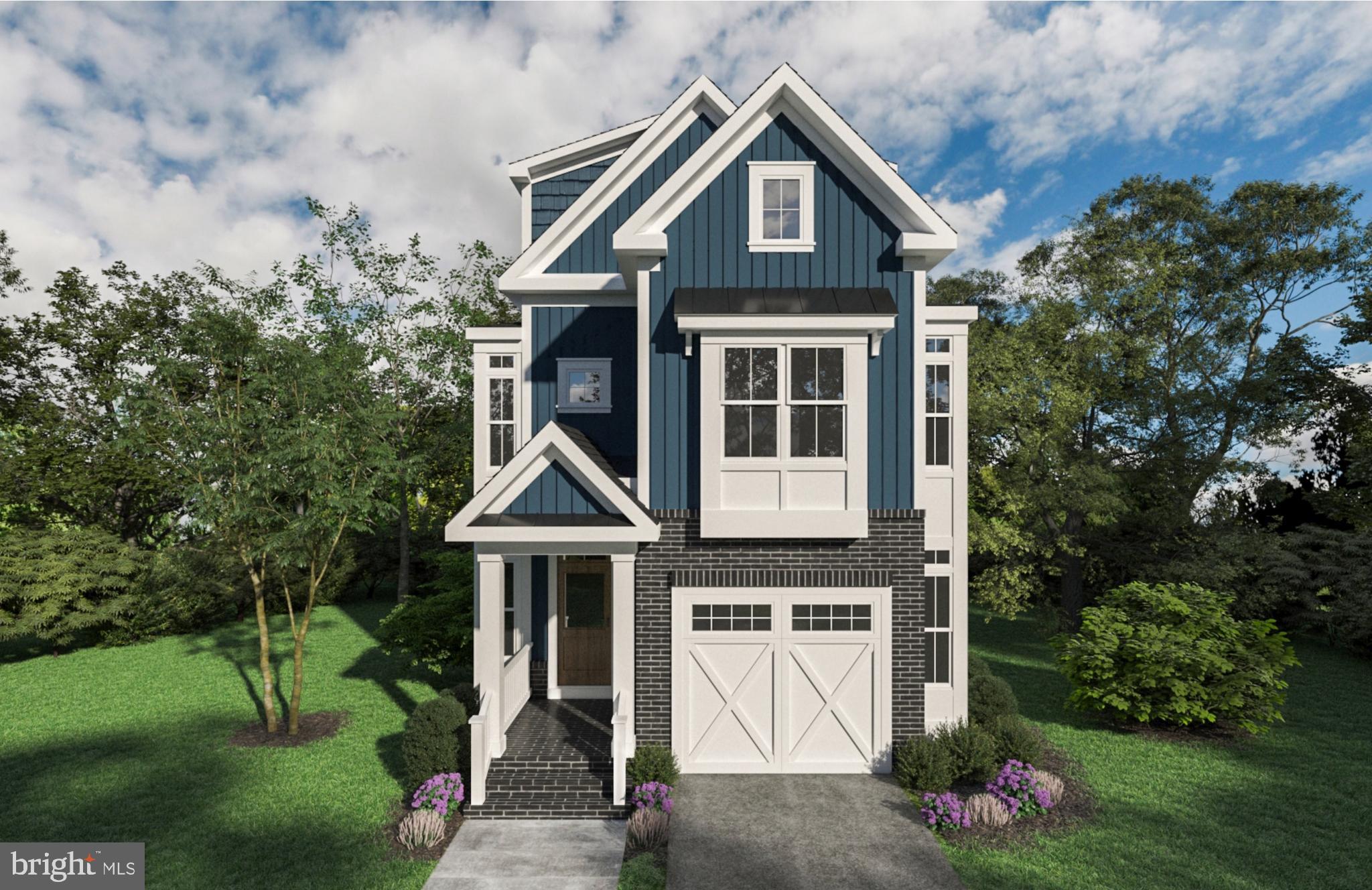 New construction by Wakefield Homes in sought after Waynewood Elementary! Expected completion March 2025.  This wonderful 4 story home offers a 1 car garage, open concept eat in kitchen/family room with gas fireplace, and 19 x 12 trex deck with steps to grade included! Main level also features dining room, butlers pantry, powder room, and walk in pantry.  Home is designed as a 5 bedroom home, but get in now to finish a 6th bedroom and 5th full bath in the loft! 4th story loft will be built finished! Some of the included upgrades are: Hardie Siding, hardwood floors, quartz countertops, 1 car garage, 9-ft ceilings, mudroom,  fully finished lower level with walk out areaway and rec room, bedroom, and bathroom.