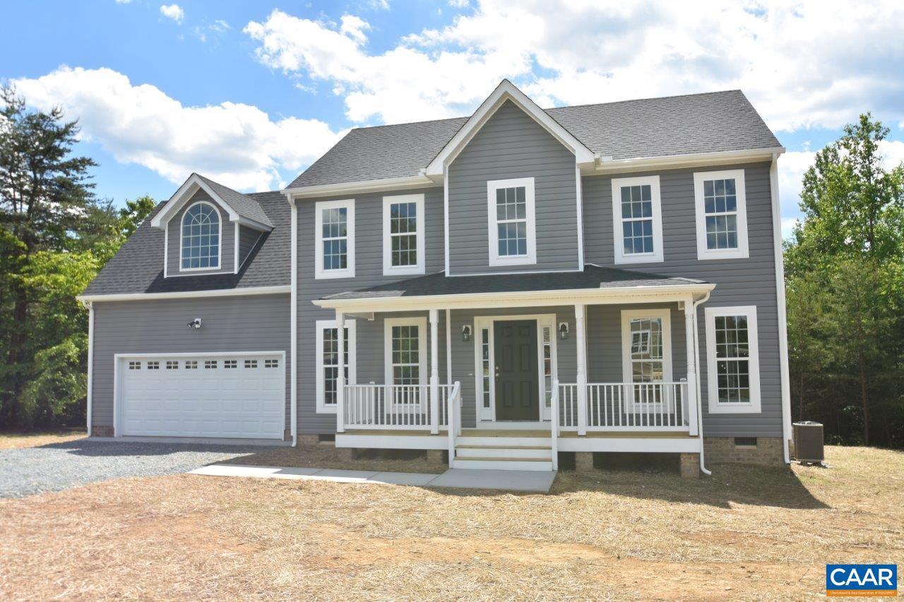 TO BE BUILT in the Rosewood Manor s/d in Scottsville, this Morgan Plan includes Vaulted 8"x14" Sun Room, Full Length Porch, 12" Vertical Board & Batten on front of house, Black Gutters, Rear Deck & Foundation Shrubbery Package. Step through welcoming French Doors into the light filled main level with Engineered Hardwood floors, Oak Stairs, upgraded windows & trim. Granite Kitchen w/ 8' Double Island that opens into a large GR w/ extra windows for natural light. The 2nd floor Primary Suite features a Sitting Room & Private Bath w/ 5 Ft Fiberglass Shower w/ Transom Window & Wavy Double Bowl Vanity. The 4th Bedroom is the Bonus Room over the Garage, offering multiple uses! Interior photos are a finished Morgan that may have options, colors or upgrades not planned for this property. Up to $10,000 in closing costs! Contact agent for details!