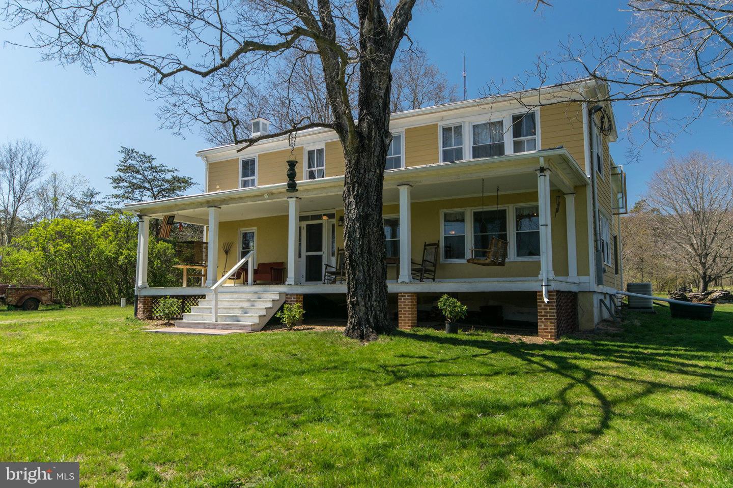 This Restored Farmhouse in Pastoral Setting is surrounded by mature maple trees and sits on 11.38 ac mostly open pasture w/some woods. It also has a small barn, garden shed, garden, fruit orchard, upper summer porch and 2 seasonal streams. This lovely farm, a 1/2 hour west of Winchester, Va, is 3 miles off of Rte 50 on a hard surface road. Complete list of renovations in docs