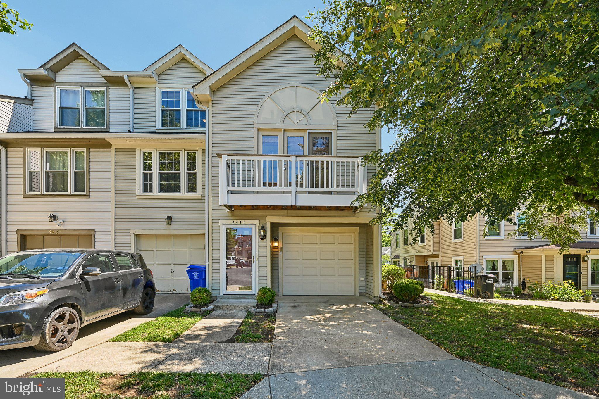 Move in and be settled before the new school year begins!  This beautifully updated condominium townhome offers the rare advantage of TWO PRIMARY BEDROOM SUITES, each featuring its own private en-suite bath, PLUS A SPACIOUS LOFT with crown molding, recessed lighting, and balcony access; an ideal bonus space for a HOME OFFICE, family room, playroom, or guest retreat.  Loaded with updates and upgrades, all the BIG TICKET ITEMS have already been completed for you, including a NEW ROOF (2016), HVAC system (2018), REPLACEMENT WINDOWS (previous owner), new electric range (2026), and both balconies were updated with maintenance free composite materials (2020).  The MODERN KITCHEN is designed to impress with stainless steel appliances, granite countertops, custom backsplash, granite tile flooring, and a convenient breakfast bar.  The dramatic great room showcases soaring TWO-STORY VAULTED CEILING, two skylights that flood the space with natural light, GLEAMING HARDWOOD FLOORING, track lighting, double crown molding, and stunning floor-to-ceiling stone accent featuring a new electric fireplace (2023).  A door leads to the balcony, creating the perfect space to relax and unwind.  The first primary suite features crown molding, ceiling fan, walk-in closet, and a private full bath.  The second primary suite offers crown molding, ceiling fan, two spacious closets, and its own en-suite full bath; perfect for multigenerational living, guests, or roommates.  ADDITIONAL HIGHLIGHTS include direct entry from the garage to the foyer, a laundry/utility room with full-size washer and dryer, plus an oversized storage area.  PARKING IS NEVER A CONCERN with a private garage, driveway parking (with tag), and one additional community parking (with tag).  Enjoy community amenities including a tot lot, lawn care, and snow removal all while being conveniently located just minutes from the Laurel MARC Camden Line Station, major commuter routes, shopping, dining, and entertainment.  Move-in ready, beautifully updated, and perfectly located—everything you've been looking for is right here waiting for you!  Clear your calendar, call your agent, make your showing appointment right away!  All information deemed accurate but not guaranteed.