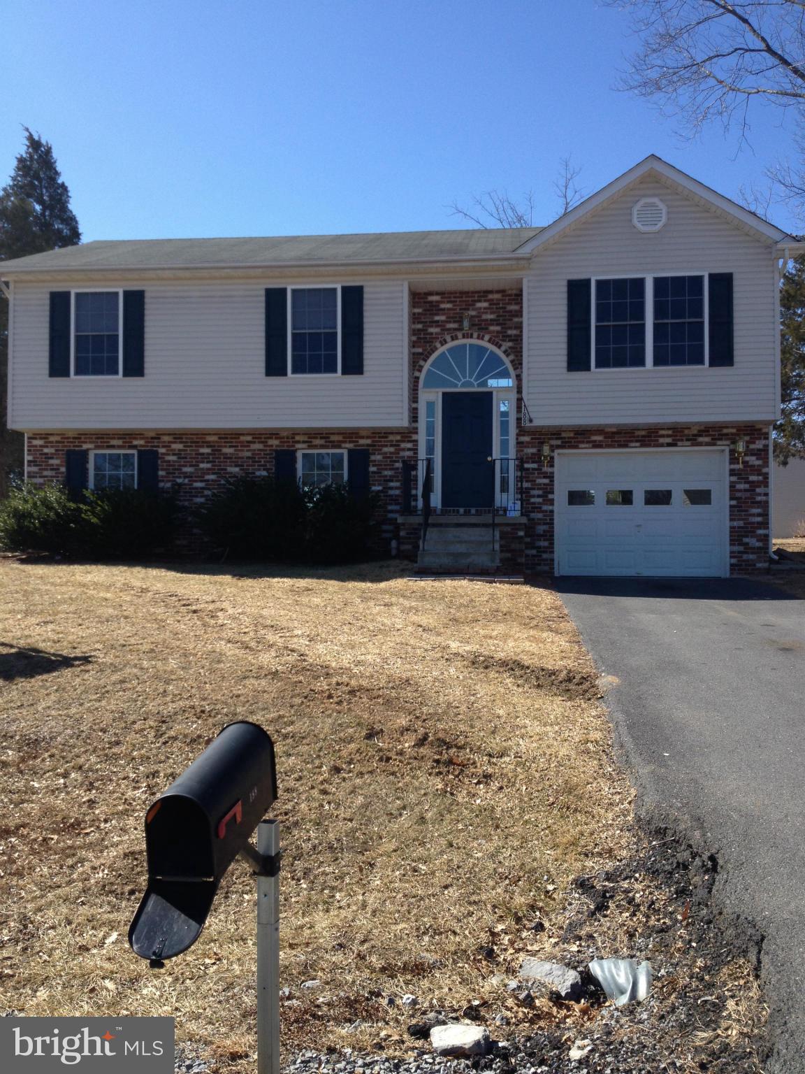 3 bedroom split foyer in established subdivision. New carpet and rough in bath in basement ready to be finished. Nice backyard!