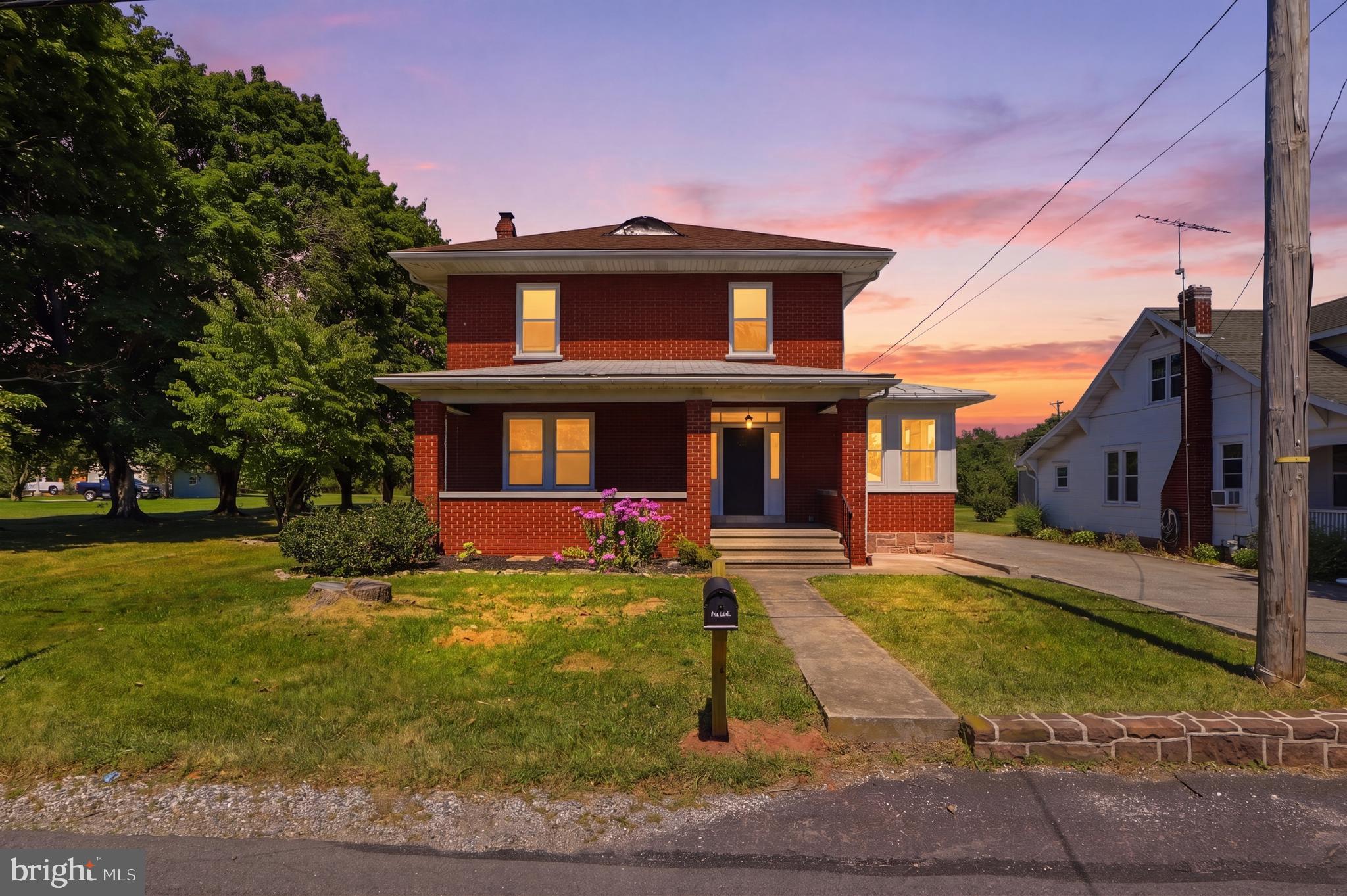 Welcome to 4759 Carlisle Road, a beautifully renovated four-bedroom, two-full-bath home offering a blend of classic character and modern updates. A spacious covered front porch creates an inviting first impression and provides the perfect place to relax. Inside, the bright and open main level features fresh neutral finishes, updated flooring, and a sun-filled study or home office surrounded by windows.

The renovated kitchen includes white cabinetry, granite countertops, stainless-steel appliances, a center island, and an open connection to the dining and living areas. First-floor laundry adds everyday convenience, while both full bathrooms have been updated with clean, contemporary finishes. Upstairs, one of the bedrooms offers direct access to a covered balcony overlooking the backyard. Additional highlights include generous attic storage, an unfinished basement with plenty of storage space, a large yard, ample off-street parking, and a detached two-car garage. This move-in-ready home offers space, functionality, and thoughtful updates throughout.
