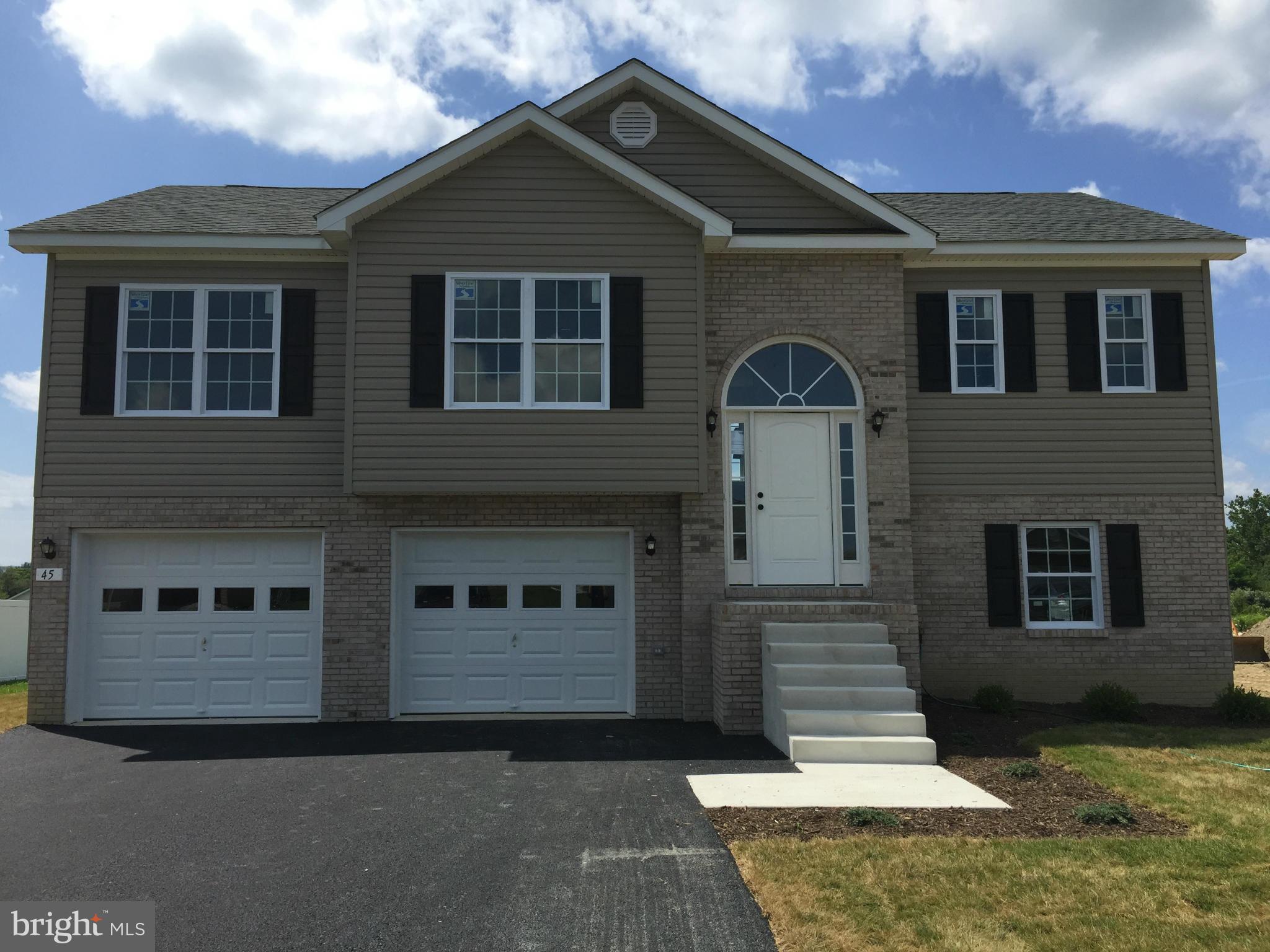 PHOTO IS SIMULAR  CONSTRUCTION.This 3 bedroom and 2 bath split foyer comes with large 2 car garage with paved driveway. Master on opposite end of other 2 bedrooms. Master has oversized tub. Located near shopping, restaurants and schools. Easy access to Rt 11, Rt 51 and I81 for commuting. Under construction.
