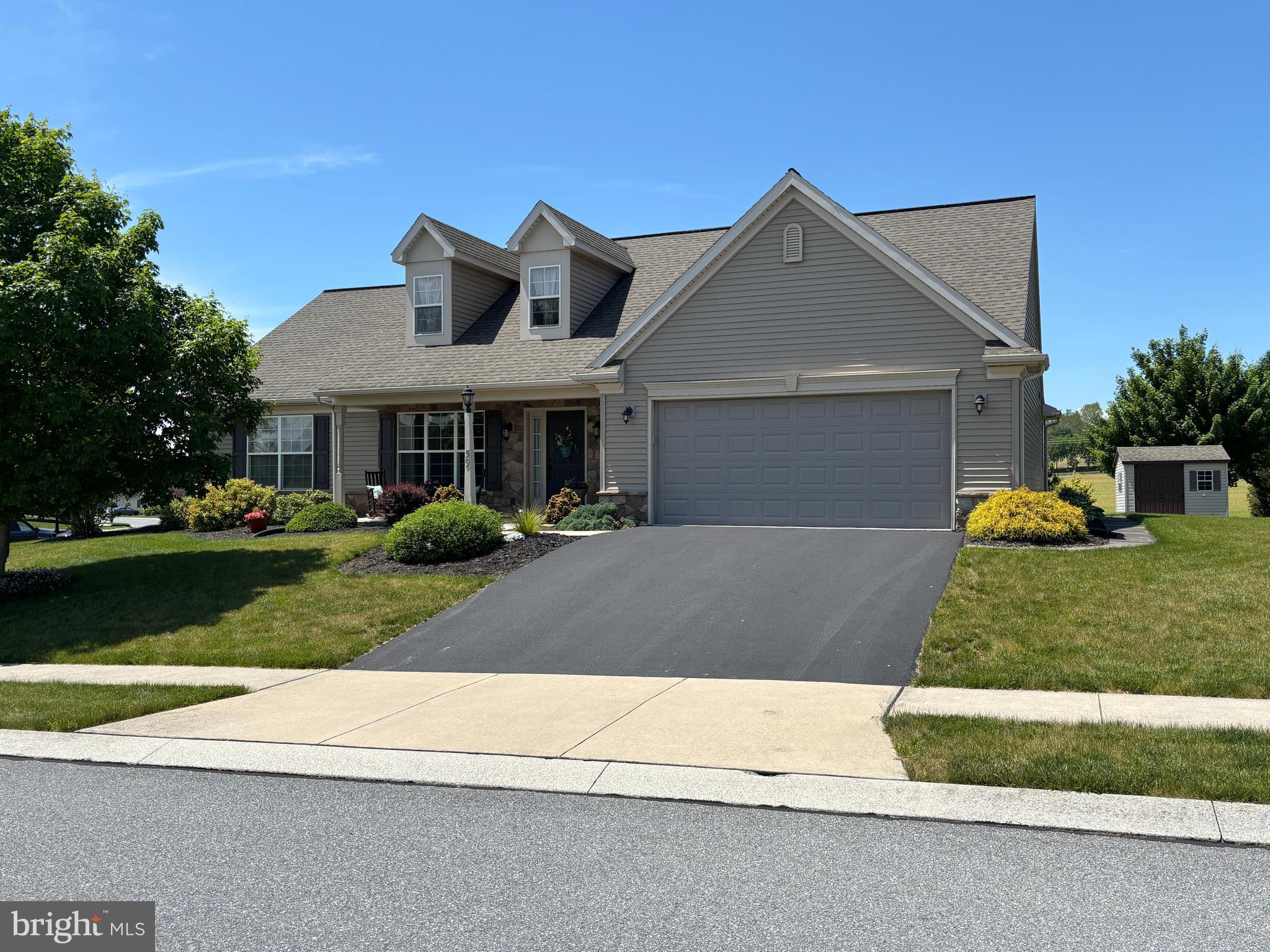 55+ Community - Outstanding 3 bedroom / 2 bath rancher (or 1 1/2 story) w/2nd floor 19x20 unfinished room/storage, bedroom, guest quarters, etc. - Over 1,600 finished floor space. Nice master bath w/walk in shower. Spacious master bedroom w/8x11 walk in closet. Living room, dining area, kitchen - great room atmosphere. Mobility friendly 36" doors and no riser entrance from garage. - Watch the sunset from a pleasant stamped concrete patio. Super location. A real pleasure to show - Neat & Clean!