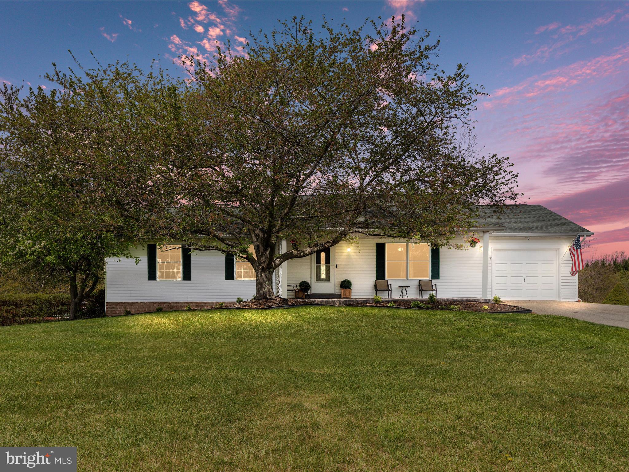 Don’t judge this book by its cover—this unassuming rancher is packed with surprises! From the moment you step inside, you'll appreciate the stylish main level with durable luxury vinyl plank flooring, well appointed kitchen with newer appliances, making it truly move-in ready for the next lucky homeowner.  The main level offers ample living space, while the fully finished basement unlocks even more possibilities.  Downstairs, you'll find the fourth bedroom space, an additional full bath, large recreational area, and a spacious family room- ideal for movie nights, game days, or even multi-generation living.  Out back is where the fun begins! Step onto the enormous rear deck- perfect for entertaining the follow to the refreshing above ground pool, ready for summer enjoyment.  Whether you're hosting a BBQ or simply relaxing in the sun, this outdoor space is your private warm weather retreat.  Set on a full acre in an establish Falling Waters neighborhood, you'll enjoy room to spread out with the convenience of being just minutes to I-81.  This property also features a one car garage and shed for additional storage.  This home truly has more than meets the eye, discover all the surprises it has to offer!