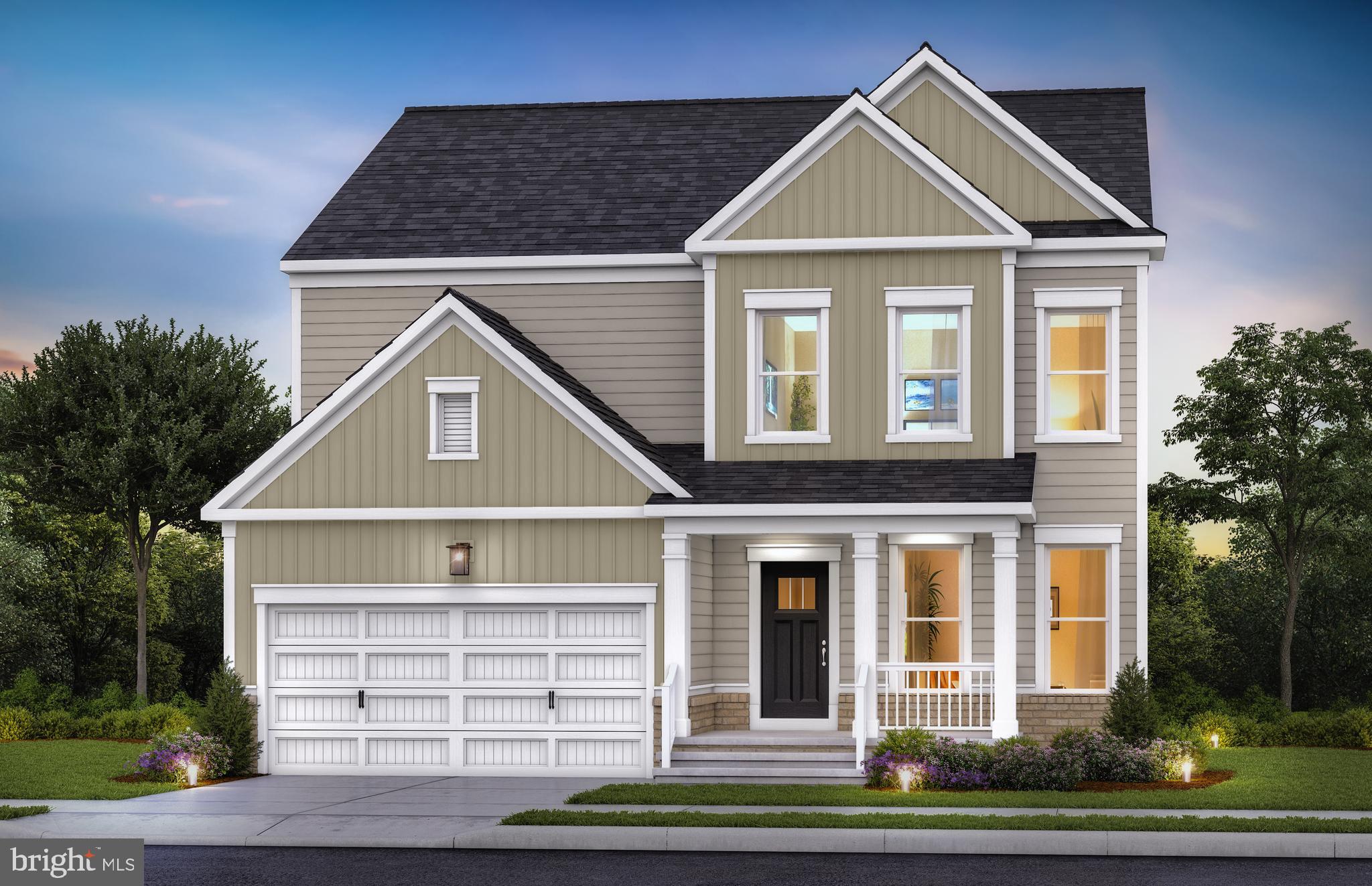 This Mercer floorplan is under construction with an April 2025 delivery. This Mercer floor plan features over 3,600 square feet of thoughtfully designed living space, with  4 Bedrooms and 31/2 Bathrooms combining elegance and modern convenience. The main floor offers an open concept with upgraded luxury vinyl plank (LVP) flooring throughout, seamlessly connecting the living, dining, and flex space areas. The gourmet kitchen is the heart of the home, boasting high-end appliances, upgraded cabinetry, and a spacious café area that opens to a stunning 28-foot deck, ideal for indoor-outdoor entertaining. Upstairs, oak stairs lead to a luxurious second floor with generously sized bedrooms and a well-equipped laundry room. The laundry room includes a washer and dryer, base cabinets for storage, and a built-in sink for added functionality. Ceramic tile upgrades in the bathrooms add a touch of sophistication and durability. The finished basement is a versatile retreat, featuring a spacious game room and a full bathroom, offering endless possibilities for entertainment and relaxation. Additional upgrades include lighting packages throughout the home and prewired ceiling fans in key areas for enhanced comfort and ambiance. This home combines style, convenience, and ample space to accommodate modern living.
Creekside at Cabin Branch is a highly sought after community in Montgomery County will features a total of 326 homes—a mix of single-family homes and 3-level townhomes.  Creekside at Cabin Branch is an outdoors-based community offering a unique, tranquil setting. Enjoy gorgeous wooded and mountain views, along with 300+ acres of dedicated parkland, 27 acres of open space for recreation, walking trails, a community center with a pool, pocket parks and easy access to I-270.  Visit our sales center for more information.