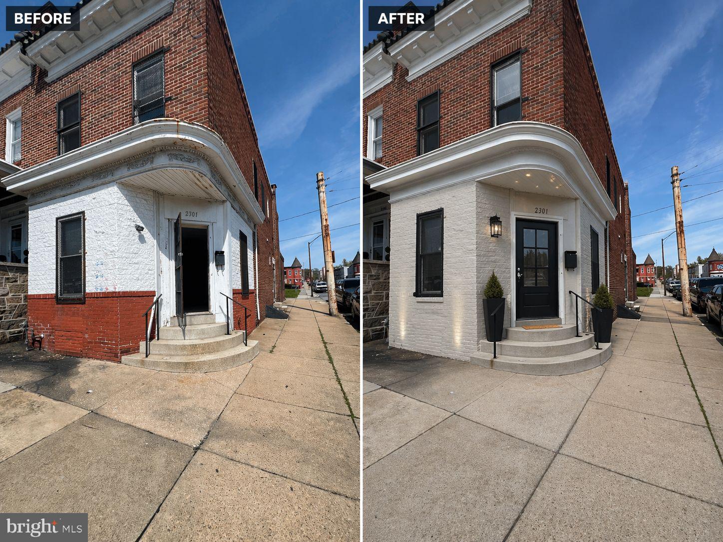 Investor Special – Prime Rehab Opportunity in Baltimore City!

Welcome to 2301 N Monroe Street — a fully demoed end-unit rowhome ready for your vision. This two-story property with a basement offers a strong foundation for your next renovation project, with some repairs already completed to help you get started.

The main level features front, side, and rear entrances, providing flexible access and layout options. Inside, you’ll find a spacious family room that flows into the dining/kitchen area, along with a convenient half bath on the main level.

Upstairs offers three generously sized bedrooms and a full bathroom, while the walk-out basement provides additional usable space and endless possibilities for finishing or storage.

As an end unit, the home is filled with natural light, enhancing its appeal. Located with ample street parking and easy city access, this property is ideal for investors looking to renovate and resell or add to their rental portfolio.

Bring your plans and creativity — this one is ready for your personal touches!