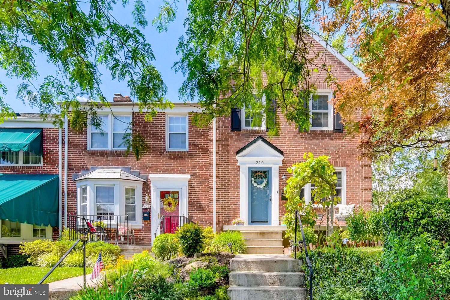 Welcome home to this immaculately maintained end of group home in Rodgers Forge! This wonderful home has been updated with the modern buyer in mind. This home features gleaming hardwood floors, chair rail moldings, upgraded kitchen countertops, stainless steel appliances, custom cabinetry in closets & so much more! Loaded with owner updates such as main water line replacement in 2017, interior riser pipes replaced in 2017, granite countertops installed in 2018 & front concrete porch and new railings in 2020! Just bring your furniture and move right in! Fully finished basement w/built in shelving & entertainment space. Large utility room & pull down attic for storage space. Sip your morning coffee on the front porch or head out to the backyard w/oversized lot & brick patio! In close vicinity to both Dumbarton & Rodgers Forge elementary!