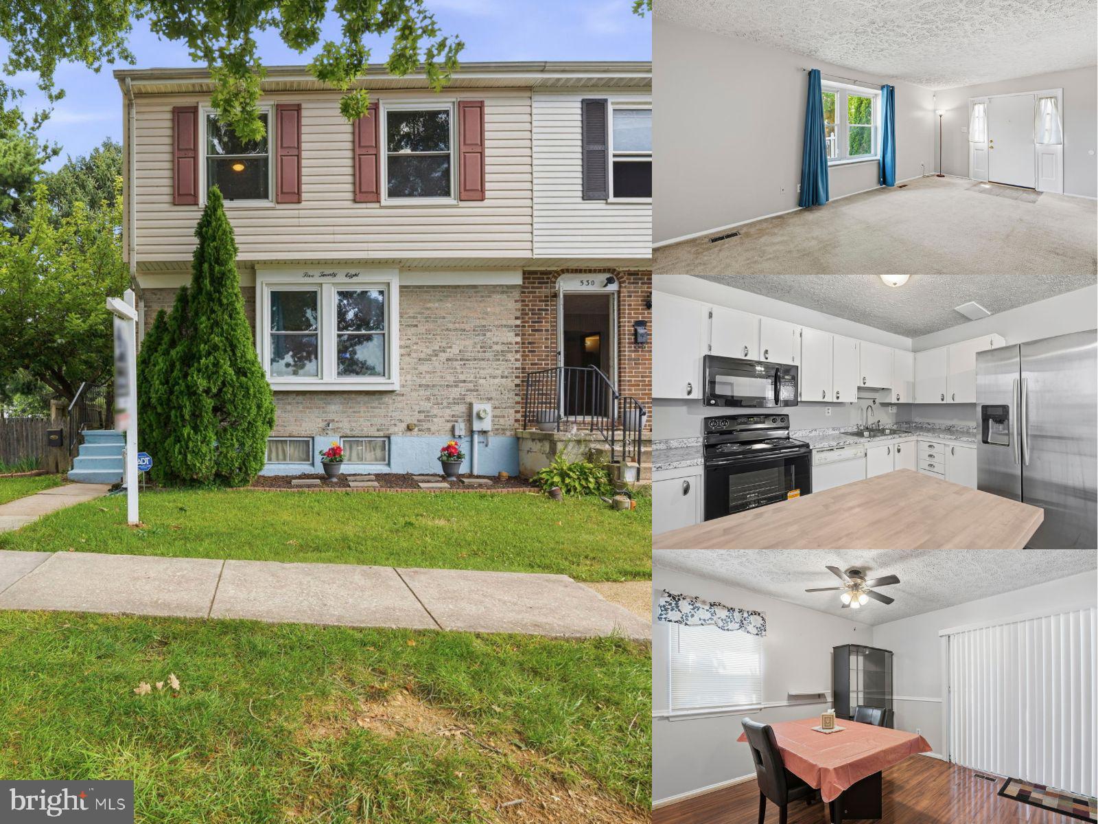 3-bedroom, 1 full and 2 half bath end-of-row Colonial townhouse in Harford Square offering major 2025 updates, including the roof, HVAC, and hot water heater. This three-level home features a practical layout with a main-level half bath, three upper-level bedrooms, one upper-level full bath and one upper-level half bath, and a full basement with partially finished space that adds flexibility for recreation, work, hobbies, or storage. The end-of-row setting, paved parking lot, and two assigned parking spaces add everyday convenience, while the Harford Square location near Harford Square Drive provides an established community setting. With good property condition, important recent updates, and usable space across all three levels, this Edgewood townhouse is a strong option for buyers seeking comfort, function, and value.