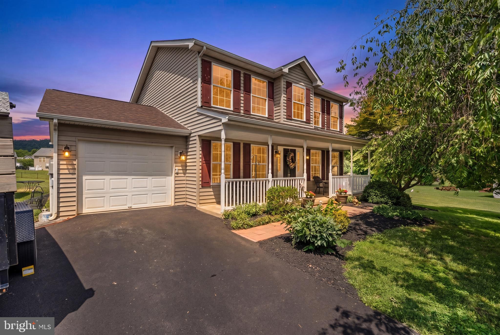 Welcome home to this beautifully maintained colonial offering three levels of living space. This spacious residence combines classic design with everyday functionality and room to grow.

The main level welcomes you with a traditional floor plan featuring a two story Foyer, a formal dining room perfect for hosting gatherings, a formal Living Room and a bright, inviting Family Room that serves as the heart of the home. The well-appointed kitchen features abundant cabinetry, and a charming breakfast nook overlooking the backyard, creating the perfect setting for casual meals and morning coffee. A convenient powder room and direct access to the attached garage complete the main level.

Upstairs, the spacious primary suite provides a peaceful retreat with a large walk-in closet and an ensuite bath featuring dual vanities, a soaking tub, and separate shower. Two additional generously sized bedrooms share a full hall bath, while the open foyer below creates an airy feel and allows natural light to flow throughout the upper level.

The unfinished lower level offers endless possibilities for future expansion, whether you envision a recreation room, home gym, media room, guest suite, or additional storage space.

Brand new HVAC system, dual zoned. As well as a brand new hot water heater.  The roof is 5 years old.  All the big-ticket items are done; just come and do your final touches.  The seller is offering a 3K credit to buyers at closing for new countertops. 

Ideally located near shopping, dining, schools, and major commuter routes including I-81, this home provides easy access to all that Martinsburg and the surrounding Eastern Panhandle have to offer. Whether you're entertaining friends, working from home, or simply enjoying everyday living, this exceptional property offers the space, comfort, and convenience you've been searching for.