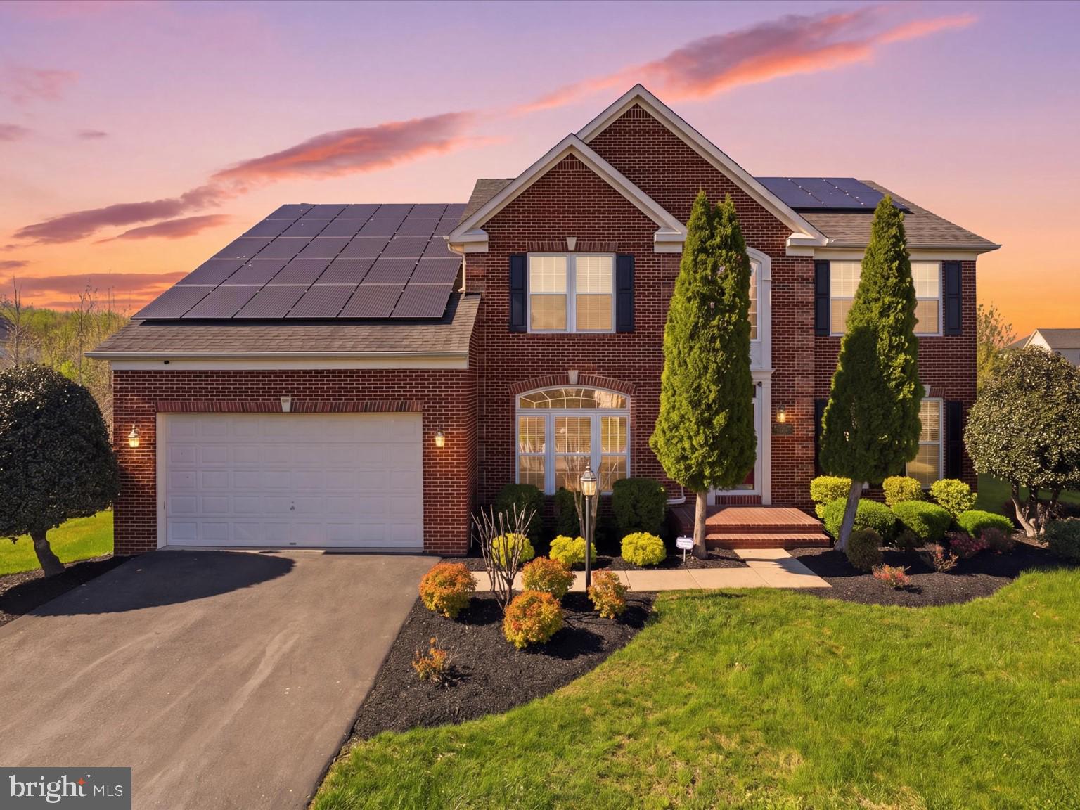 Welcome to this stunning brick-front Colonial in the highly sought-after Mount Oak community,
offering over 5,400 finished square feet of exceptional living space. One of the homes most a valuable feature is its fully paid-off Suniva solar panel system, allowing the current owners to enjoy virtually no electric bills throughout the year when using normal household electricity, only a minimal utility meter charge.This impressive home features 4 spacious bedrooms, 4 full bathrooms, and 1 half bathroom.
A grand two-story foyer creates a striking first impression and leads to elegant formal living and
dining rooms. Just beyond the foyer, you will find a private home office, complete with beautiful
furnishings, and a convenient powder room.
The heart of the home is the expansive open-concept living area, featuring a large family room,
gourmet kitchen, morning room, laundry room, and access to the attached 2-car garage. The
kitchen is designed for both everyday living and entertaining, showcasing a large center island,
granite countertops, stainless steel appliances, and abundant cabinetry. The adjoining sun-filled
morning room provides future direct access to the backyard, and the spacious family room features a cozy gas fireplace. Additional highlights include a built-in security system, whole-home speaker system and five ceiling fans throughout the home.Now with a HUGE price improvement of sixty thousand dollars ($60,000.00) and new easy financing ( Low down FHA, No money down VA and a possible FHA Assumption etc). Security system can be disarmed with a prior approved appointment. For additional information, please call the helpful Listing Agent.WELCOME HOME!
