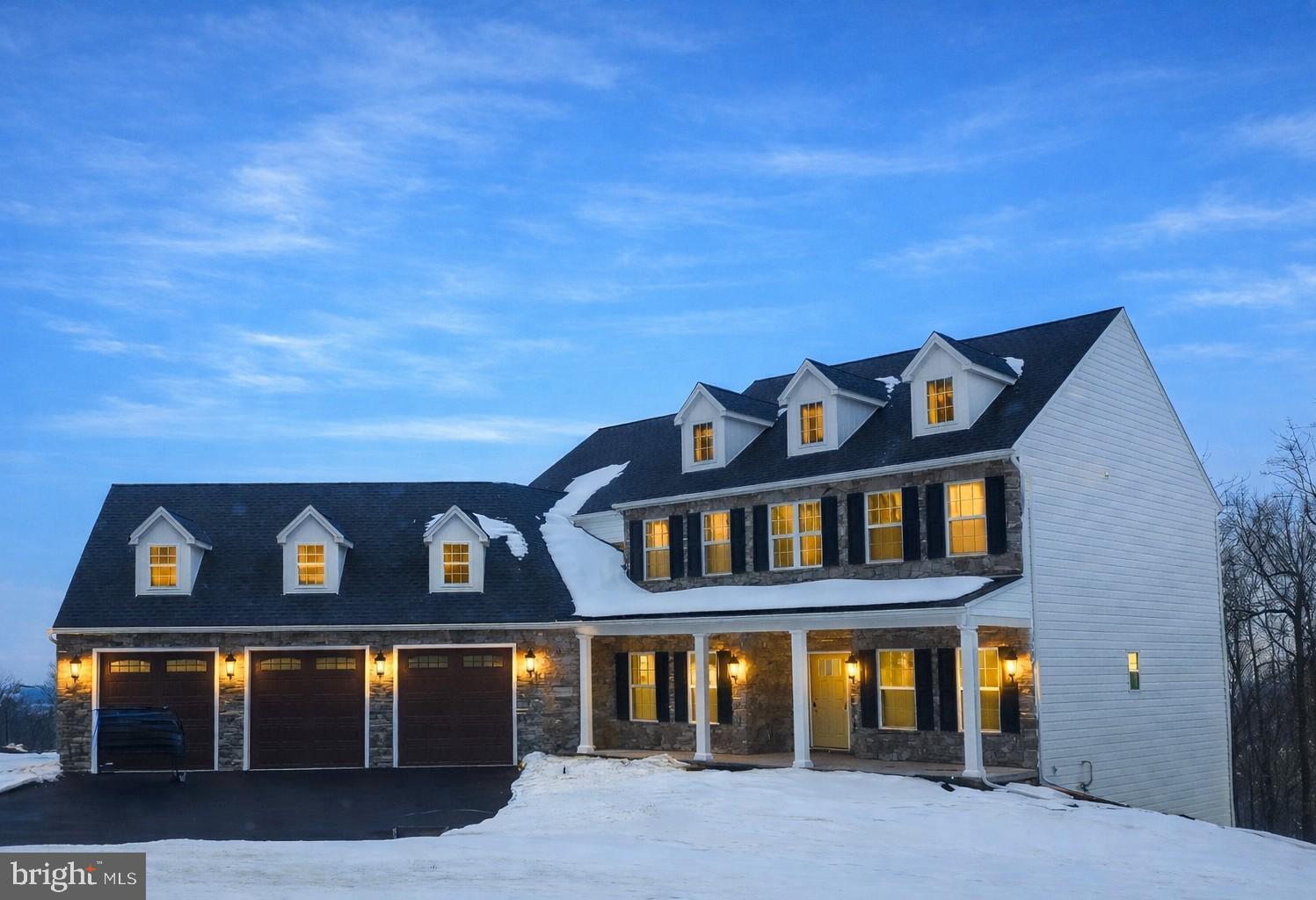 Semi-custom Parliament D model currently under construction in the Estates of Autumn Oaks, offering an expansive and thoughtfully designed open layout ideal for today’s lifestyle. This impressive home features a welcoming front porch and grand 2 story foyer and great room with floor to ceiling gas stone fireplace.  Featuring 5 bedrooms and 5.5 bathrooms, along with two in-home offices, providing exceptional flexibility for remote work.  At the heart of the home the gourmet kitchen with oversized island opens to a covered deck, creating a seamless indoor-outdoor living experience and the perfect setting to enjoy the stunning mountain-top views. The walkout lower level offers approximately 1,300 sq. ft. of finished living space, ideal for a recreation room, media area, fitness space, playroom, or additional living quarters complete with a full bath. Beautiful angled oversized 3 car garage with additional storage space above adds to the functionality this energy-efficient, thoughtfully designed semi-custom home has to offer.  Combining quality craftsmanship, modern comfort, and scenic surroundings for a truly exceptional living experience.  Built by McNaughton Homes.