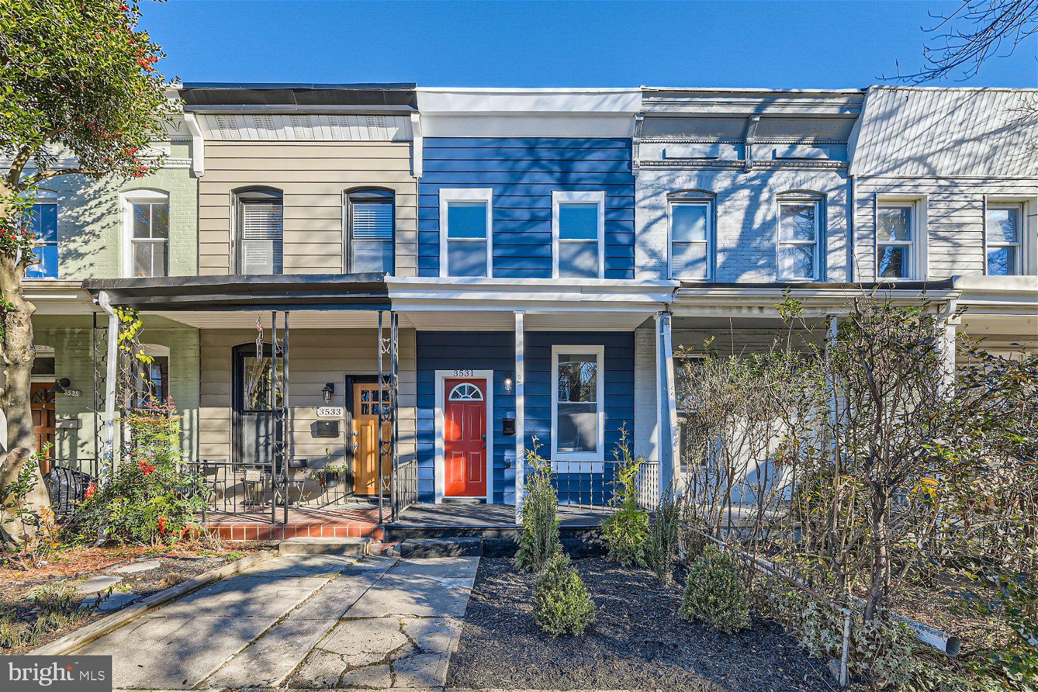 Check out this newly renovated Hampden home located a mere block from the Avenue. Completely remodeled including new central air, new electrical, new plumbing, new windows, doors and new roof. Fully permited and inspected. This is exactly what you've been waiting for. Enter into the home through the charming red door and prepare to be impressed by the high ceilings, luxury vinyl tile flooring, open floor plan and the designer touches throughout. The kitchen features white shaker cabinets, quartz countertop, stylish tile backsplash, stainless steel appliances and access to the newly added deck that leads to the newly paved private parking pad. Upstairs you will find a primary suite with its own full bathroom along with 2 other rooms. Perfect for family, guests or as office space. The basement will wow as well! Nearly 10 foot ceilings makes the space feel extra lux. Enjoy the spacious rec room and full bathroom without having to come upstairs. This home is something special! Schedule your appointment today.