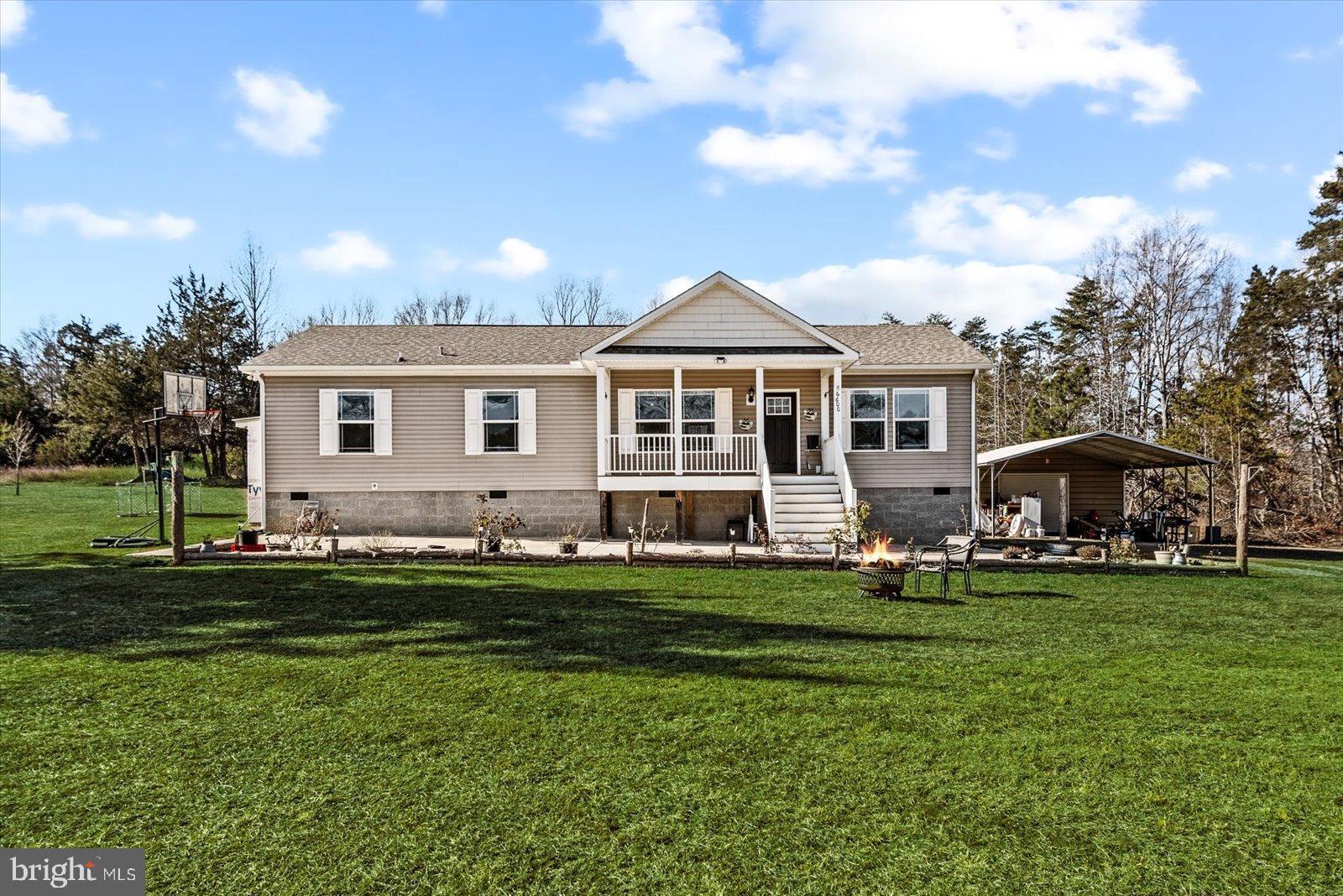 This beautiful property is 6-years young. This home offers 3 bedrooms and 2 full bathrooms and an extra room which can be used as an office or den. This home is thoughtfully designed for comfortable living. Nestled on 7.36 acres, the home provides a peaceful and private setting with endless possibilities. Conveniently located just minutes from Lake Anna, this exceptional property offers the perfect blend of tranquility and accessibility. A must-see opportunity.