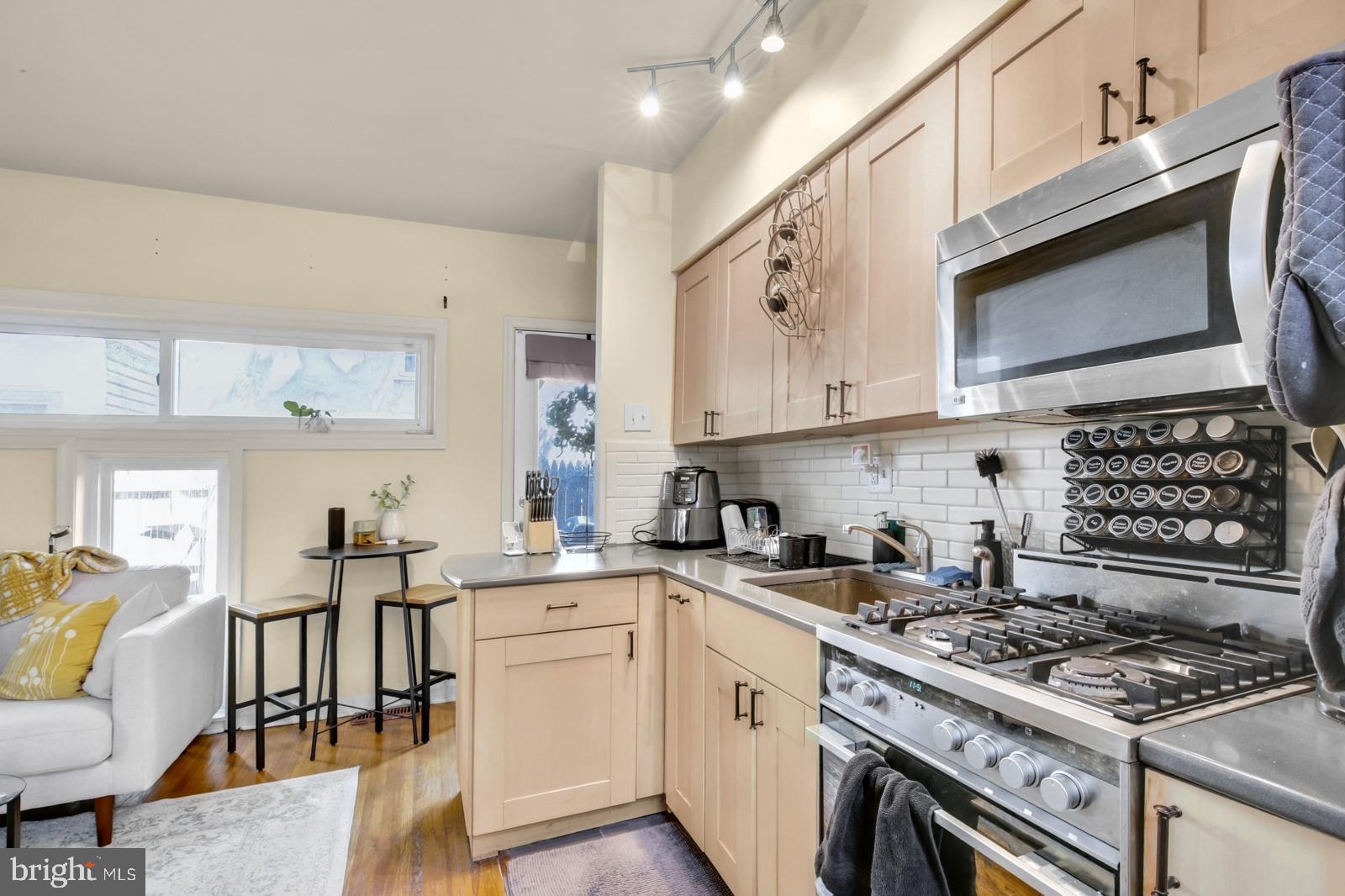 Available Early July:

Welcome to 1909 Rodman St! this lovely 1 bedroom, 1 bathroom is located on a small quiet street just a few blocks from Rittenhouse Square. Enter into the living area with hardwood floors and great sunlight. The open floor plan provides a bright and airy atmosphere, and your kitchen is towards the back. Kitchen features include elegant beech cabinets, custom tiled backsplash, and stunning quartz counter tops with a copper sink and polished brass faucets. Stainless steel appliances include a designer gas range, refrigerator, and built-in microwave. The washer and dryer set includes a top of the line front loading GE washer. Continue up a few steps to view your bedroom and bathroom on the 2nd level. Head into your bedroom offering a large built in closet and an alcove adjacent to it for an additional free standing closet. Your tasteful bathroom boasts slate colored mosaic tiles, brushed nickel towel rails, and a full bathtub. Head into your bedroom offering ample space and a closet with sliding doors. You’ll have your own, private garden patio (8 X 16 ft), offering a delightful space to enjoy the warmer months. This incredible rental comes equipped with central air and gas forced air heating to ensure year round comfort. Call for a tour today!

Lease Terms:

Generally, 1st month, 12th month, and 1 month security deposit due at, or prior to, lease signing. Other terms may be required by Landlord. $55 application fee per applicant. Strictly no pets. Tenants responsible for: electricity, gas, cable/internet, and a $35/month flat water fee. Landlord Requirements: Applicants to make 3x the monthly rent in verifiable net income, credit history to be considered (i.e. no active collections), no evictions within the past 4 years, and must have a verifiable rental history with on-time rental payments. Exceptions to this criteria may exist under the law and will be considered.