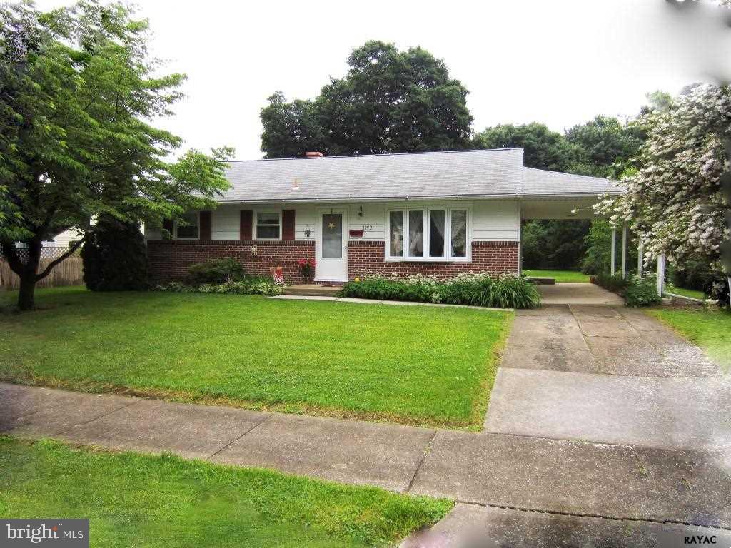 Delightful rancher on beautiful 1/2ac lot w/mature landscaping & trees. Its ready for fun, recreation & entertaining. Large Eat in Kit w/updated cabinets & appls. Bright & spacious LR w/bow window. Home has many updates-roof less than 7yrs old, replacement windows, newer heating system, central air. LL partially finished den w/lots of storage. Tandem carport.