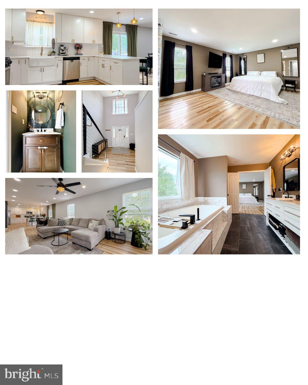 If you've been searching for a home with a truly contemporary feel right here in Southern Maryland, your search may be over. This beautifully updated Colonial offers over 3,100 square feet of finished living space and combines modern design with the space and functionality today's buyers are looking for. The heart of the home is the stunning contemporary kitchen featuring updated cabinetry, sleek finishes, a large farmhouse-style sink, pot filler, generous counter space, and an open layout perfect for everyday living and entertaining. The modern design continues throughout the home with beautifully updated bathrooms and matching luxury vinyl plank flooring, creating a seamless look and feel rarely found in today's market. The spacious primary suite offers ample closet space and a beautifully updated bath with dual vanities, while three additional bedrooms provide flexibility for family, guests, or a home office. The finished walk-up lower level offers expansive additional living space with convenient exterior access and a separate washer and dryer hookup, providing flexibility for a recreation room, media room, fitness area, playroom, hobbies, work-from-home needs, or guest accommodations. Many of the major updates, including the kitchen, bathrooms, flooring, HVAC system, and water heater, were completed just a couple years ago. The home also features a dual-zone HVAC system, providing enhanced comfort and efficiency by allowing separate temperature control for different areas of the home. The attached two-car garage offers plenty of room for vehicles, storage, hobbies, and everyday convenience. Step outside and enjoy the newer deck overlooking the backyard, perfect for entertaining, grilling, or simply relaxing outdoors. Ideally located near NAS Patuxent River, shopping, restaurants, parks, schools, and commuter routes, this move-in ready home offers the perfect combination of style, comfort, modern updates, and location.